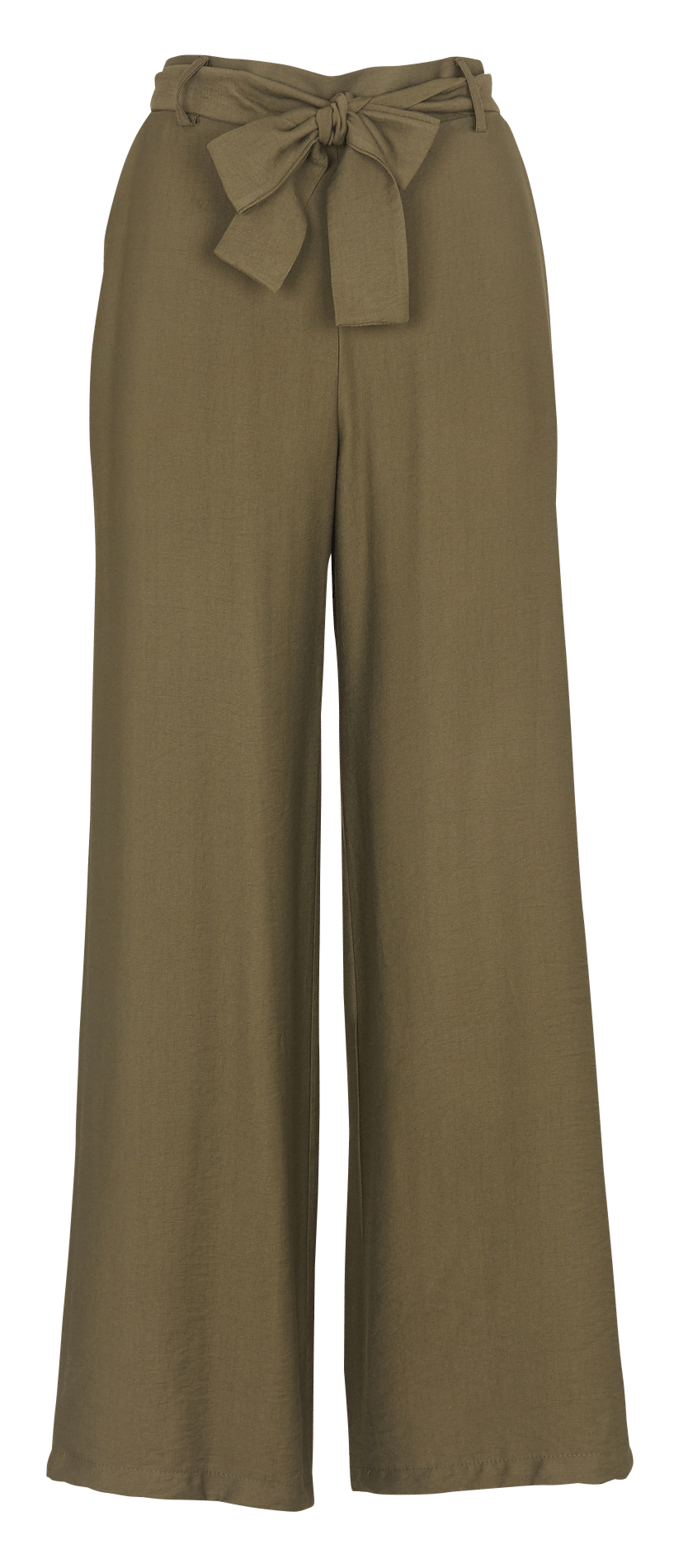 Pantalon large taille haute LA FEE MARABOUTEE Vert