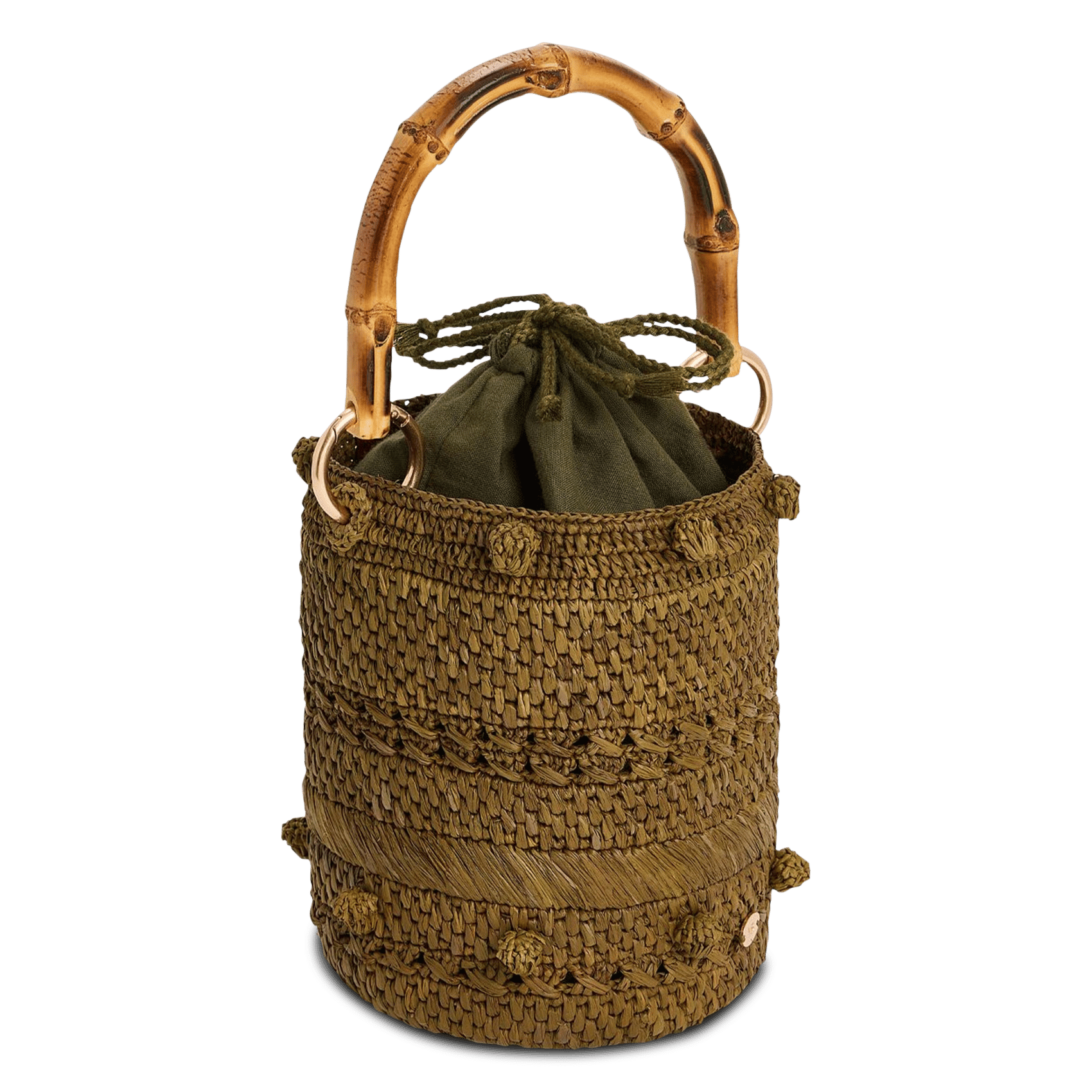 Bolso de rafia VANESSA BRUNO Verde