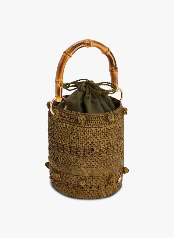 Korb aus bast Khaki Vanessa bruno - Damen
