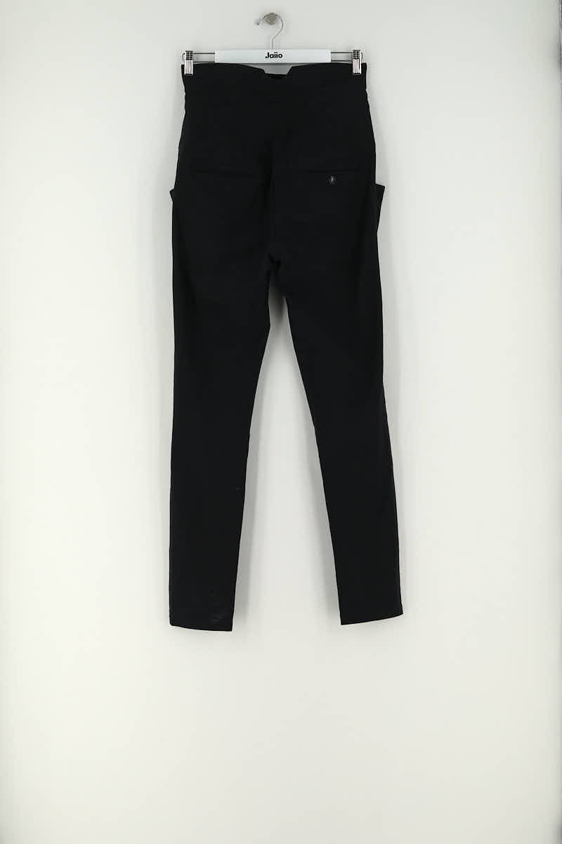 Straight cotton-blend pants ISABEL MARANT - Seconde Main Black