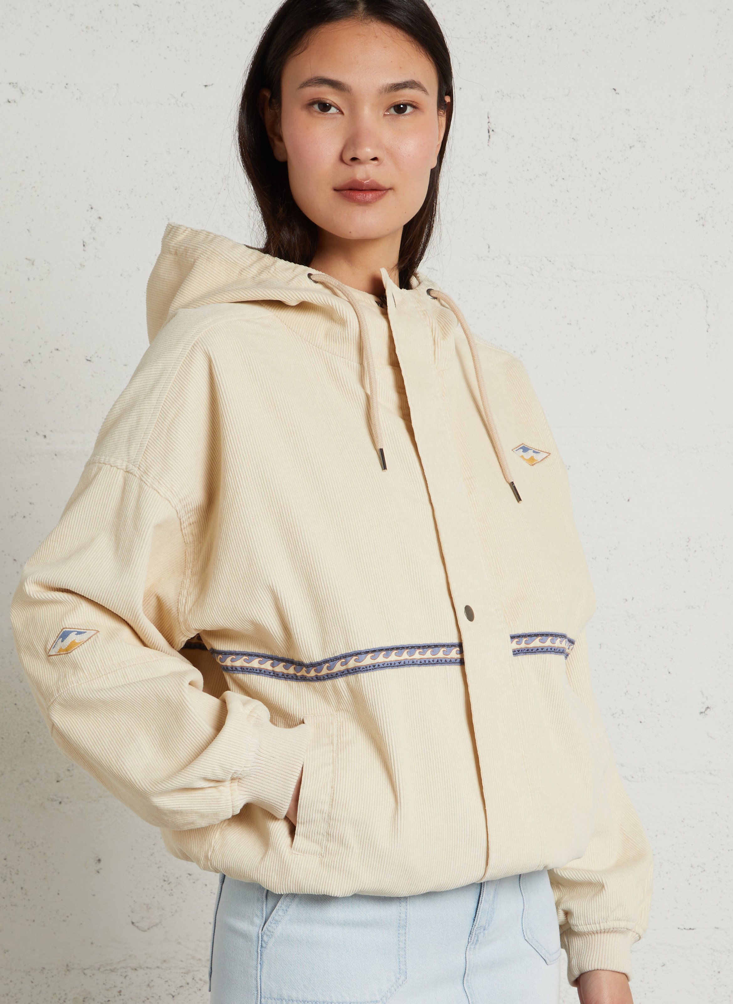 Baumwolljacke mit Stehkragen BILLABONG Weiss