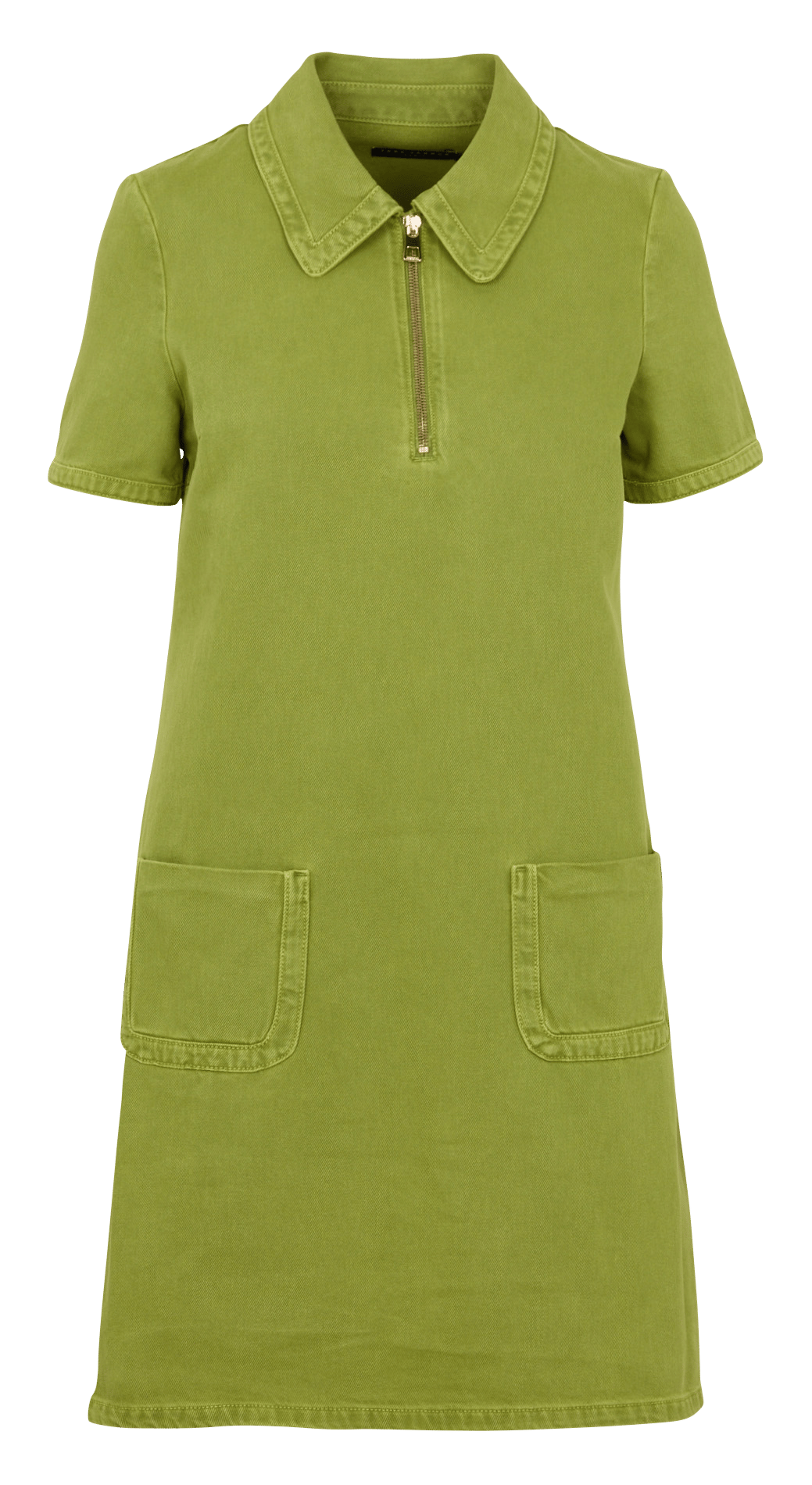 Robe courte en denim TARA JARMON Vert