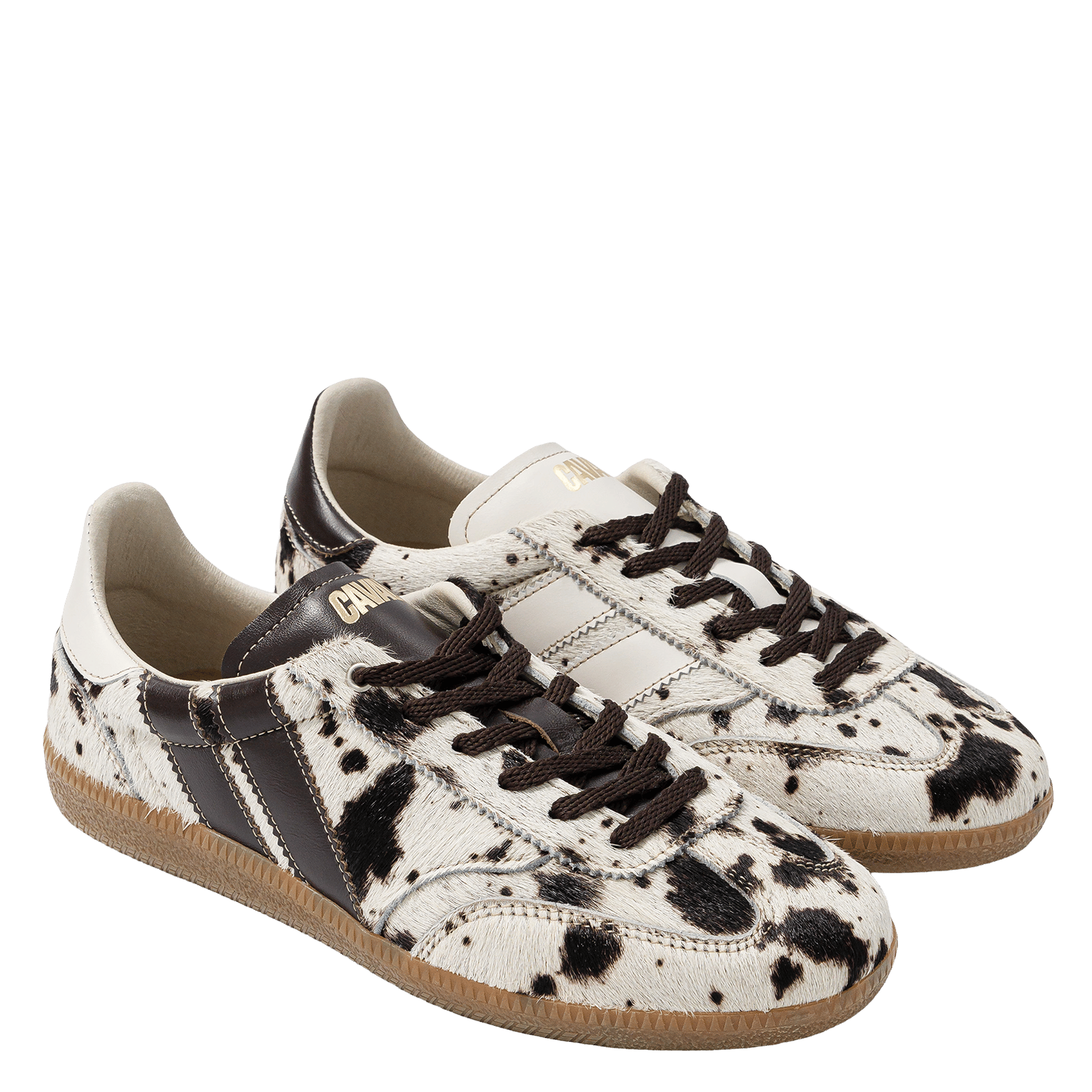 Baskets basses vache en cuir  CAVAL Multicolore
