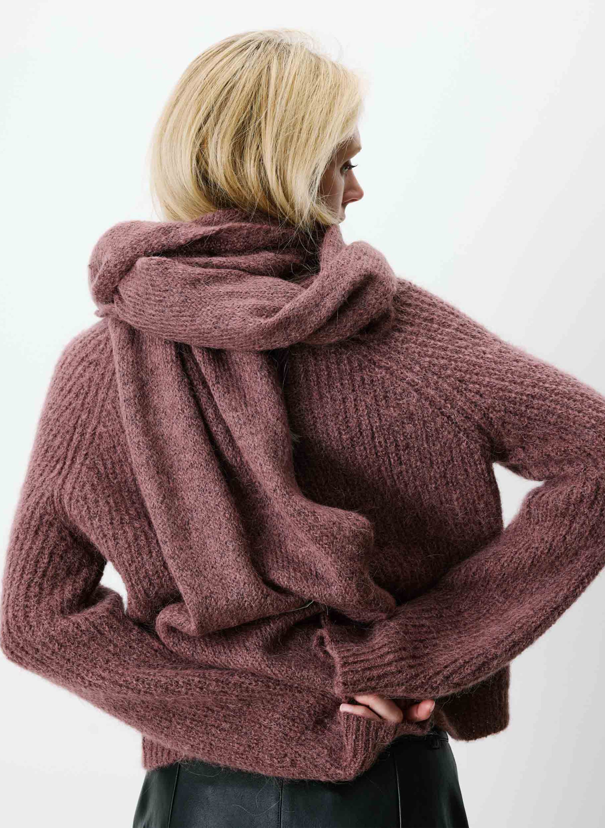 Wool-blend scarf GRACE ET MILA Pink