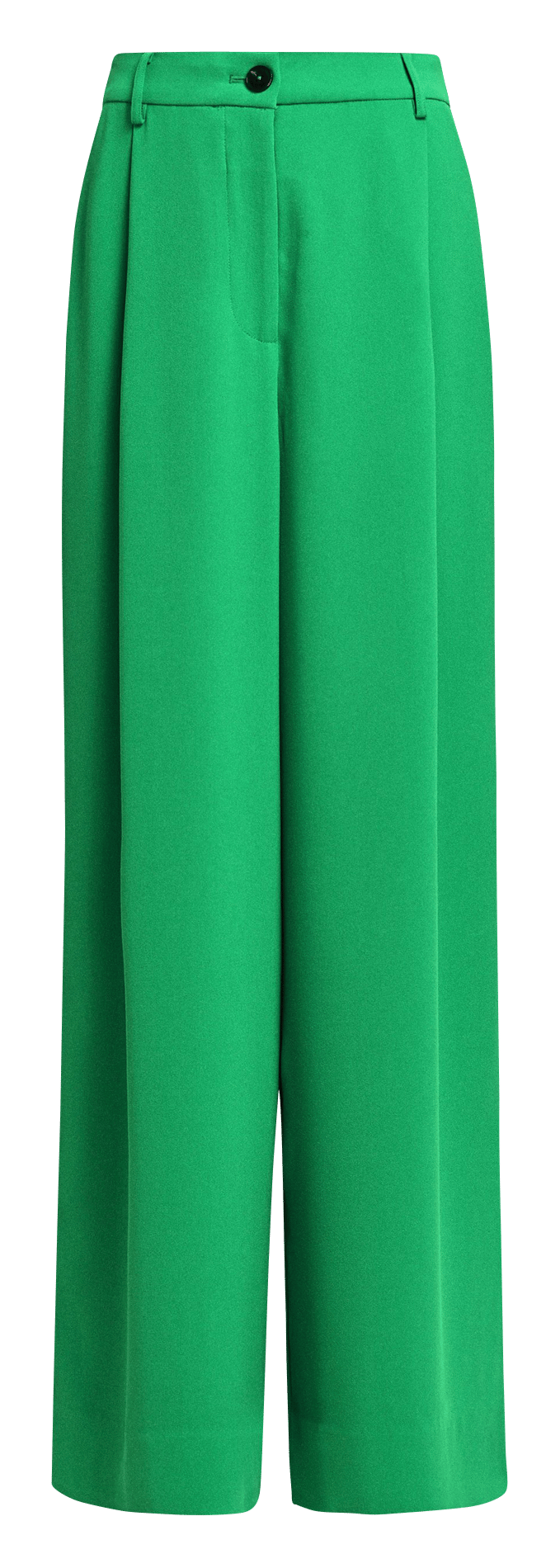 Wijde, effen broek ESSENTIEL ANTWERP Groen