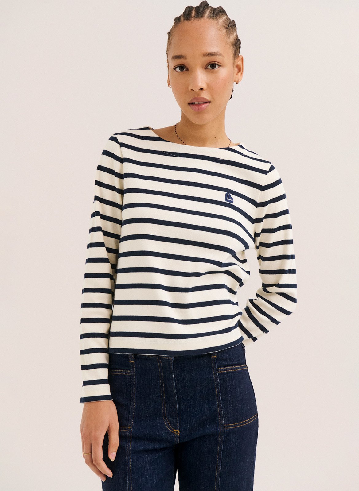 Regular-fit, katoenen T-shirt met ronde hals PABLO