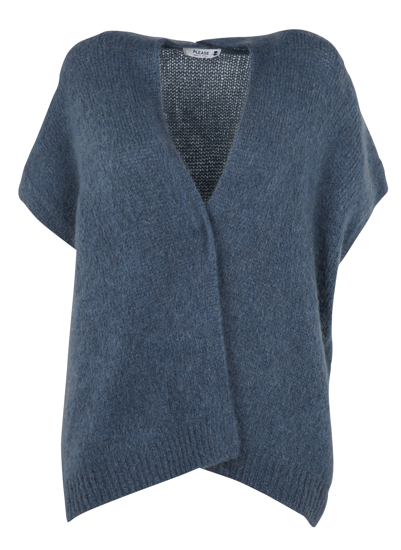 Mouwloos vest | wolblend PLEASE