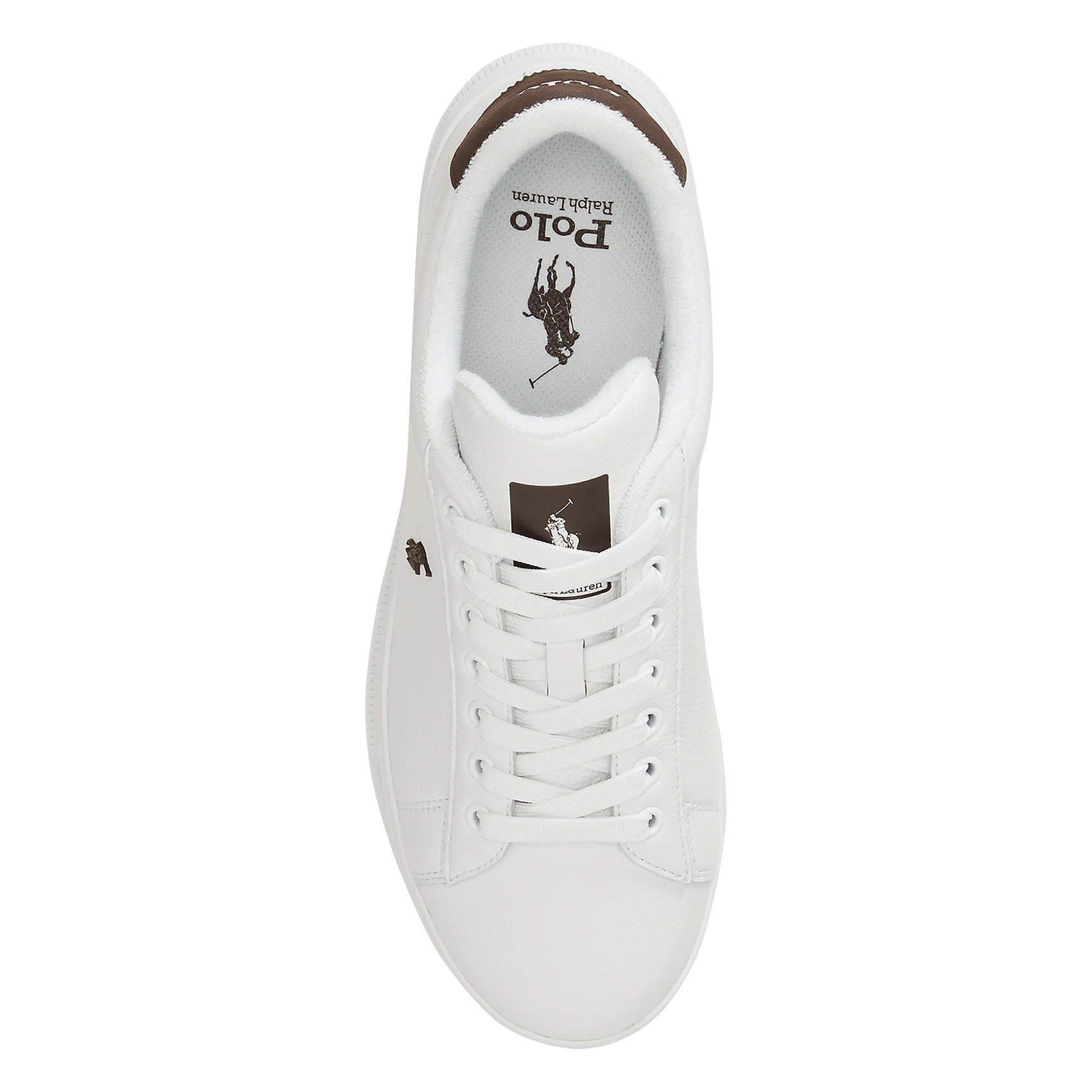 Niedrige Sneaker aus Leder-Mix POLO RALPH LAUREN Weiss