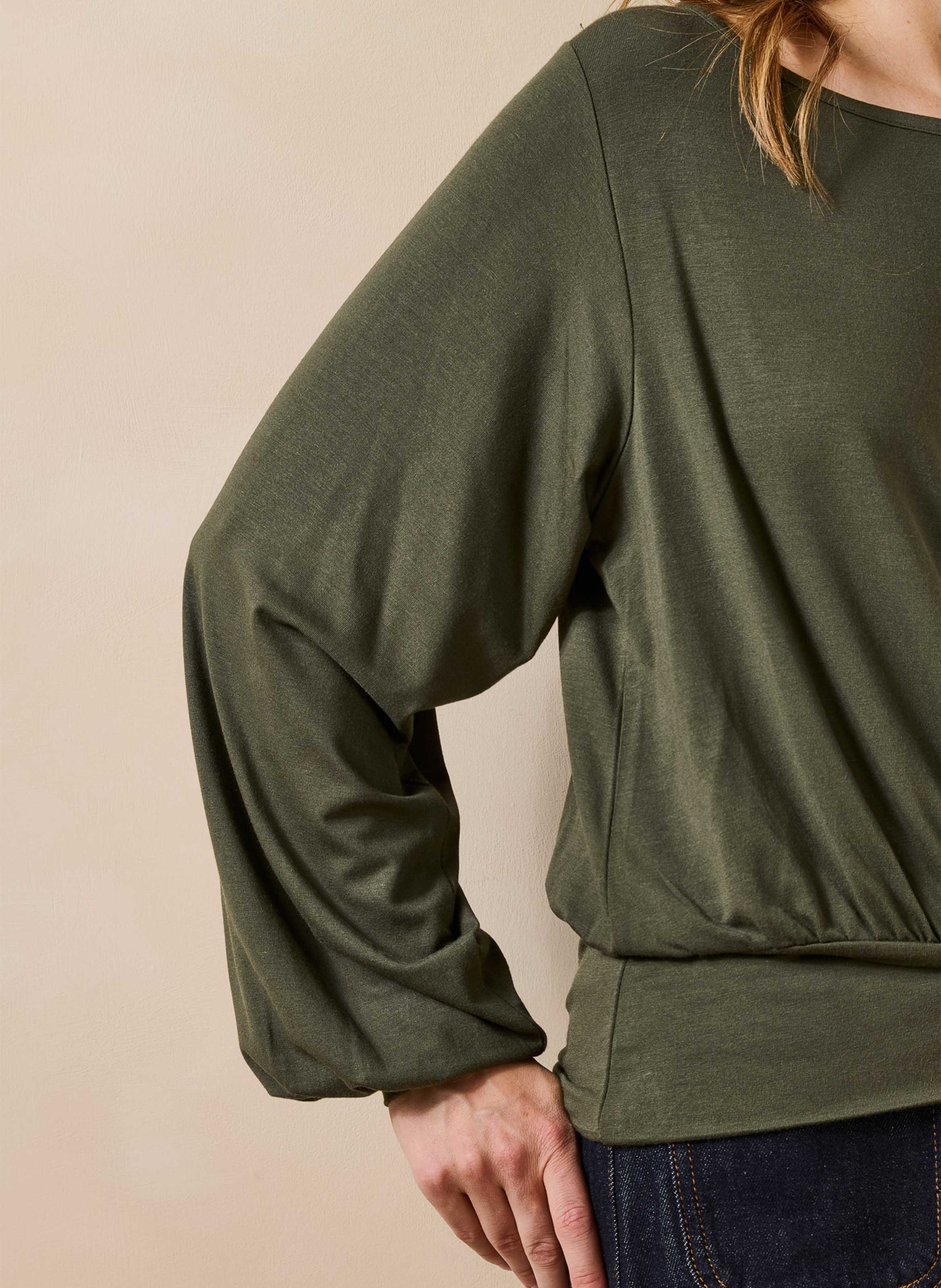 Round-neck T-shirt LA FEE MARABOUTEE Green
