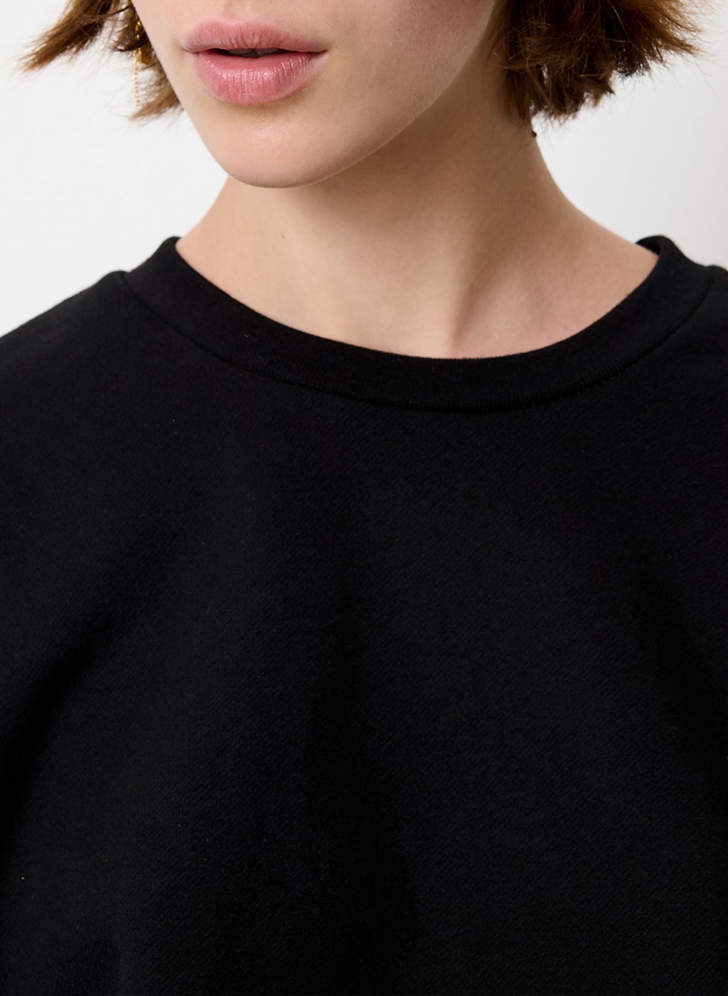 Cotton round-neck sweatshirt SESSUN Black