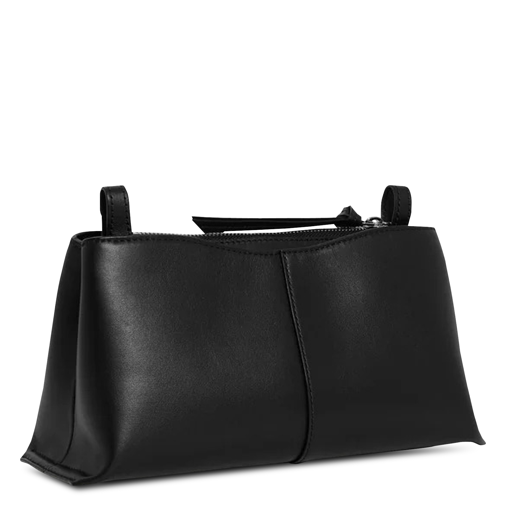 Sac bandoulière en cuir | Noir LE TANNEUR Femme