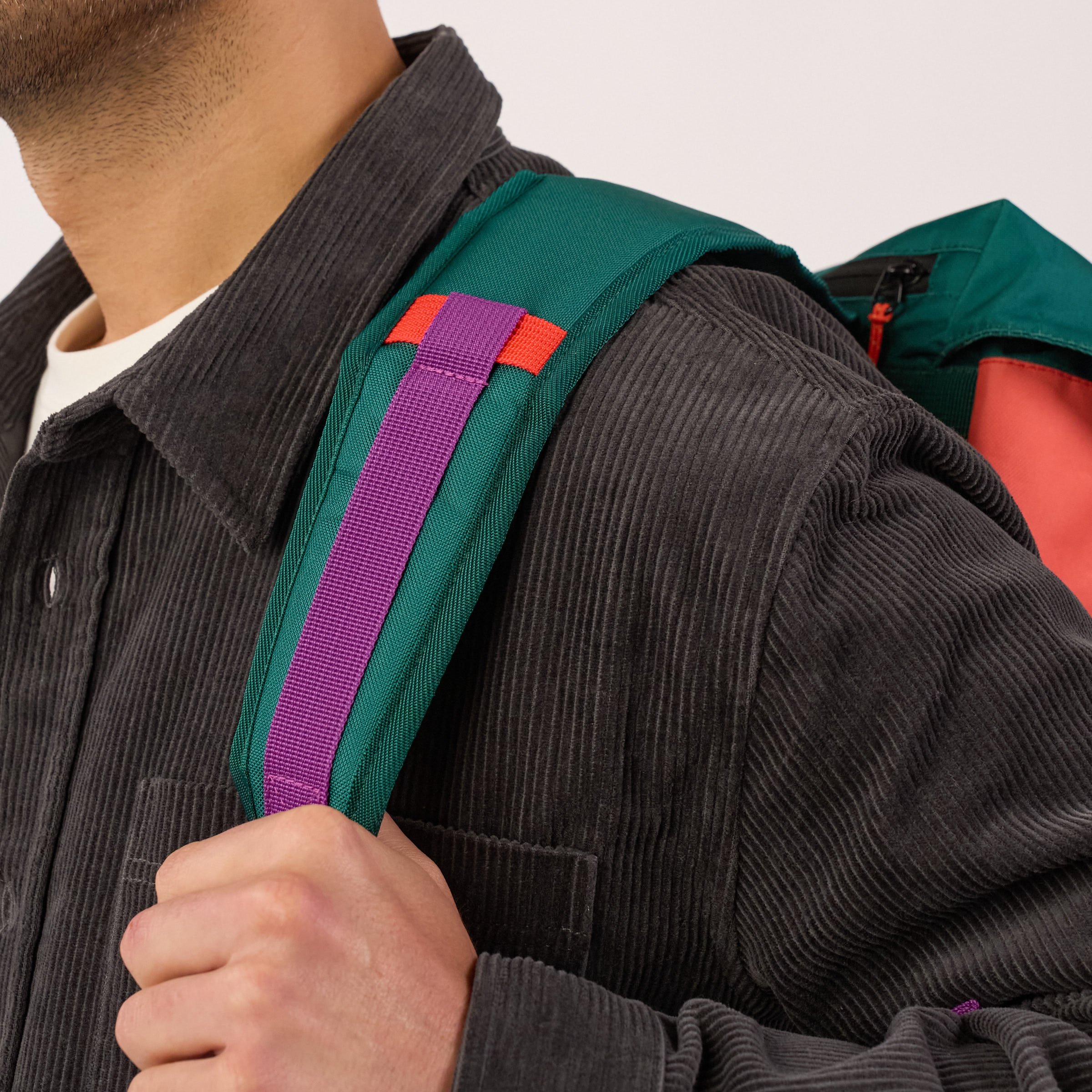 Recycled polyester backpack | Green BILLYBELT Men