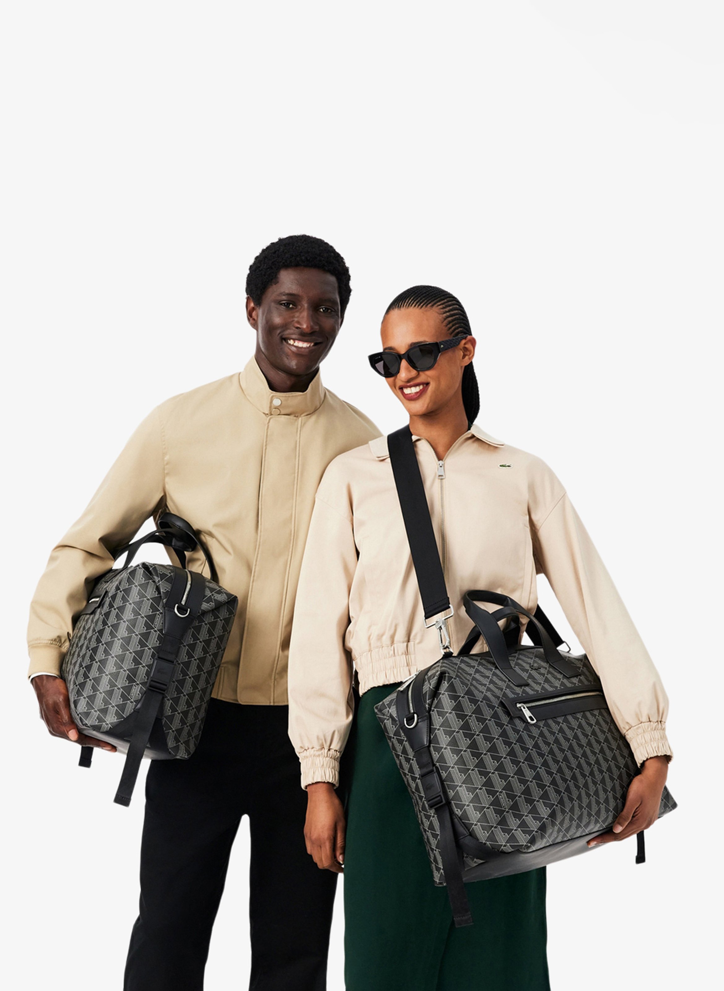 Sac week-end The Blend LACOSTE Schwarz