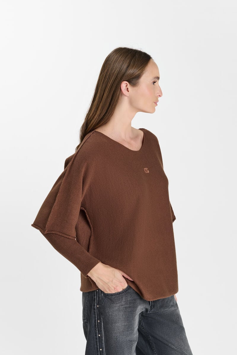 Dewa sweater LE TEMPS DES CERISES Brown
