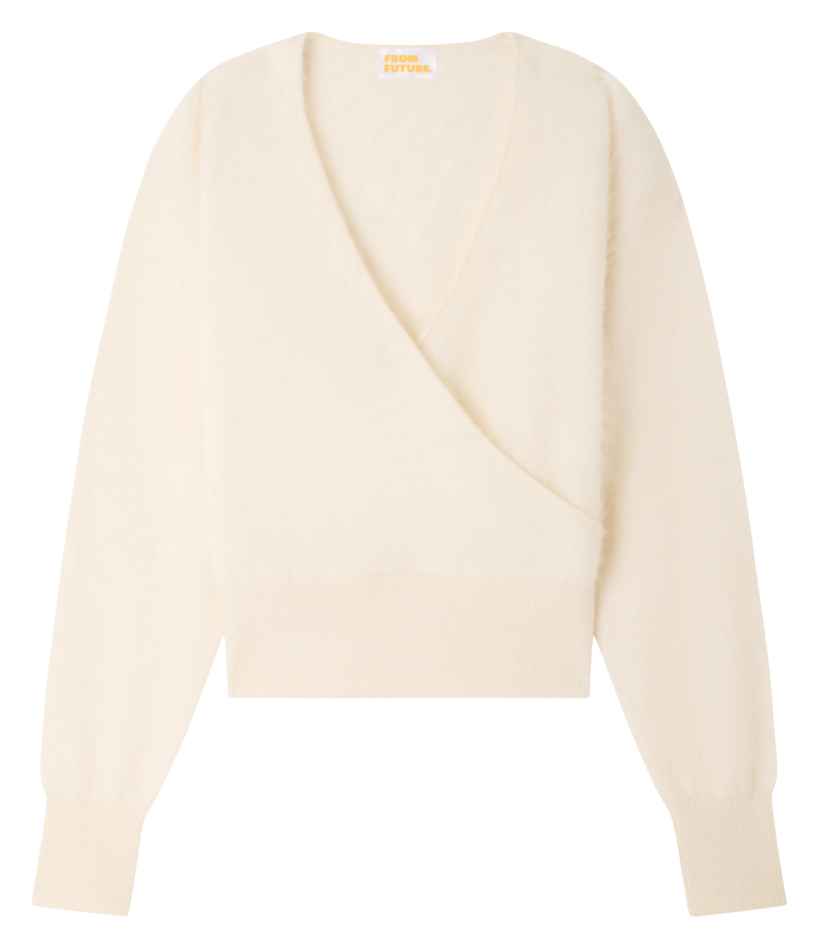 Pull cache-cœur en cachemire FROM FUTURE Beige
