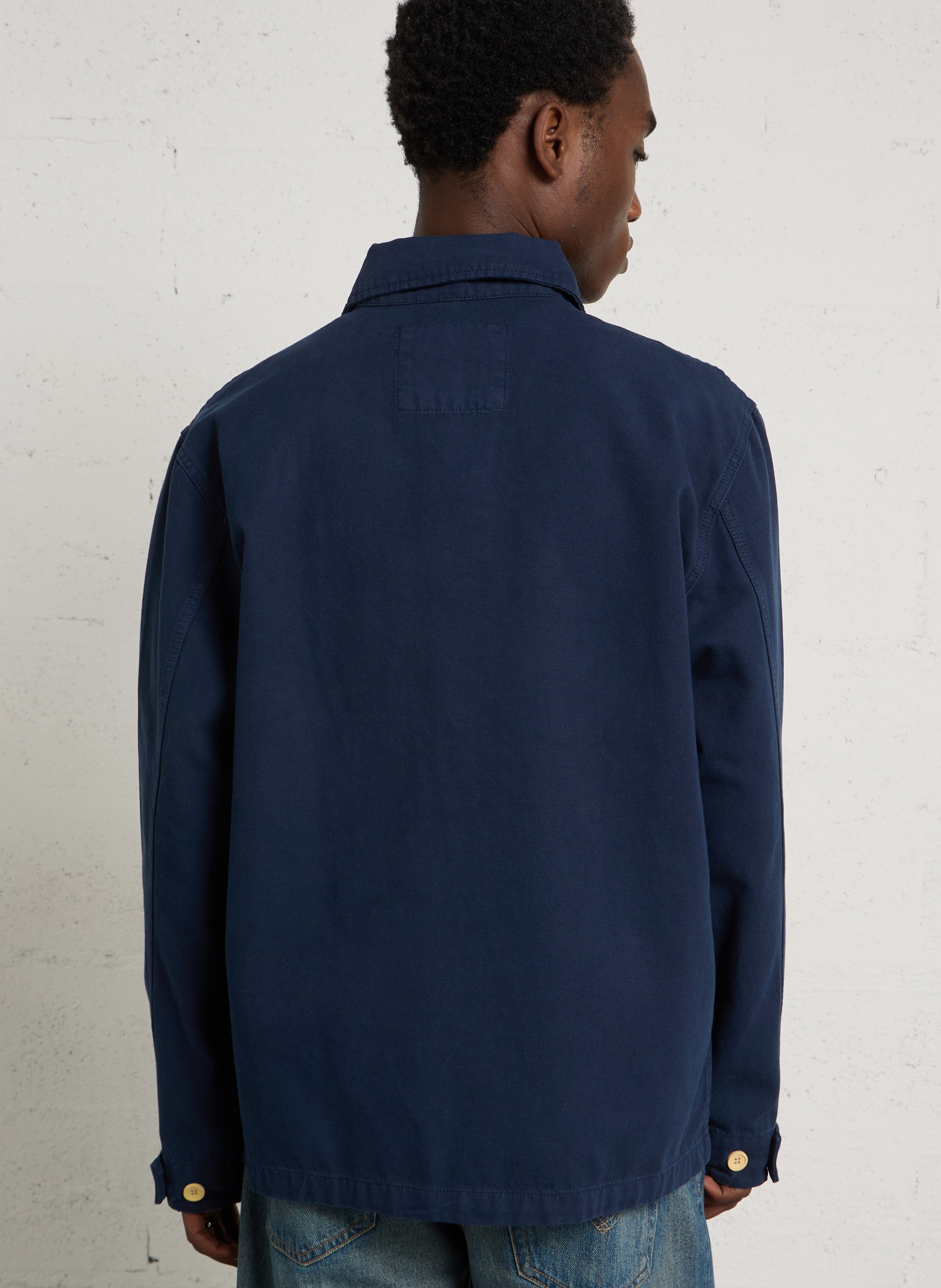 Veste droite en coton ARMOR LUX Bleu