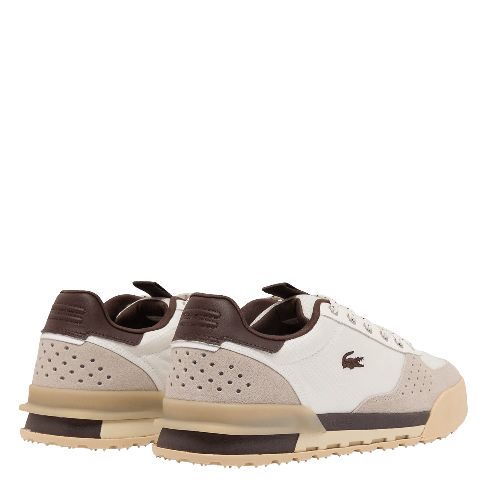 Baskets basses en cuir LACOSTE Blanc