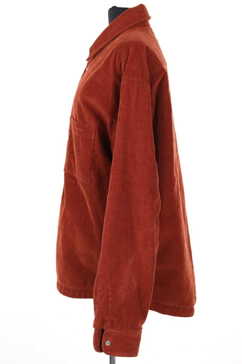 Regular-fit organic cotton jacket with sherpa collar JACQUEMUS- Seconde Main Brown