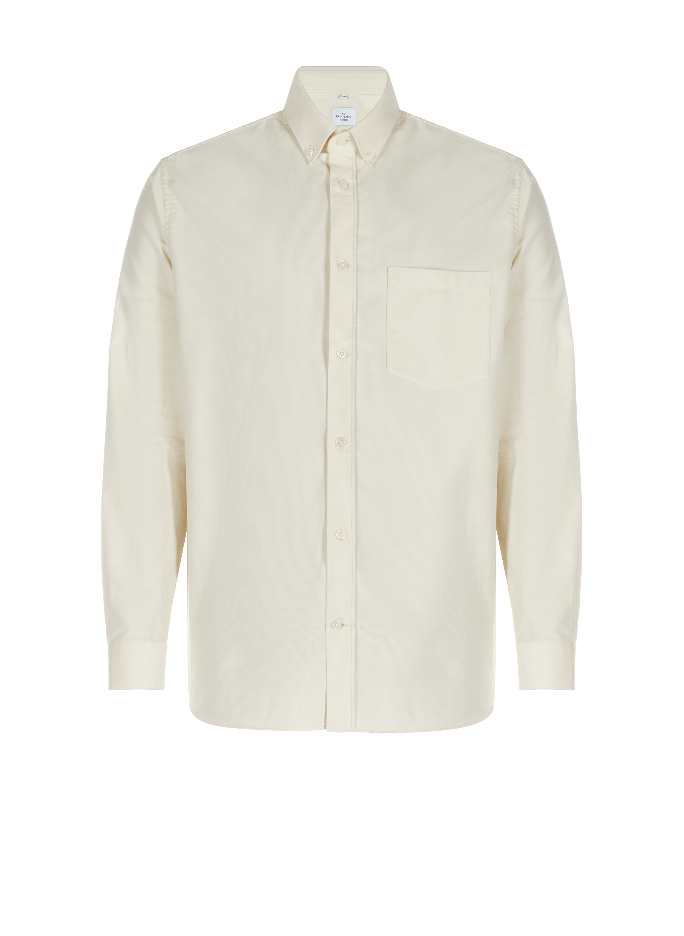 Loose-fit corduroy cotton shirt AU PRINTEMPS PARIS