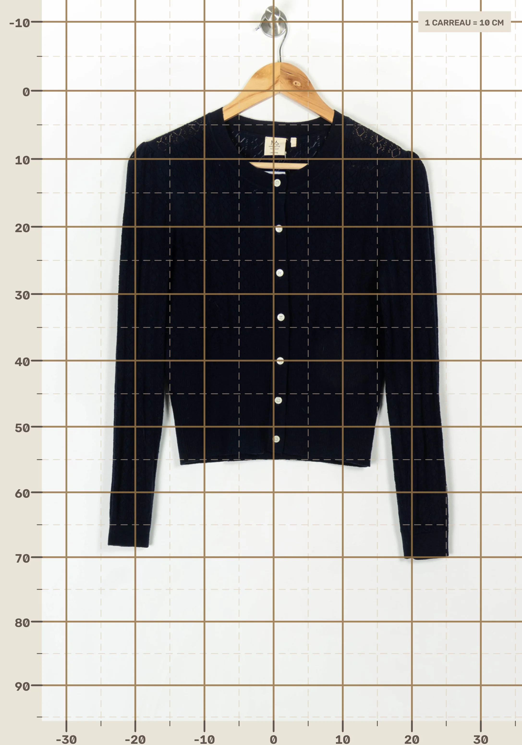Cardigan MARIE SIXTINE - SECONDE MAIN Blue