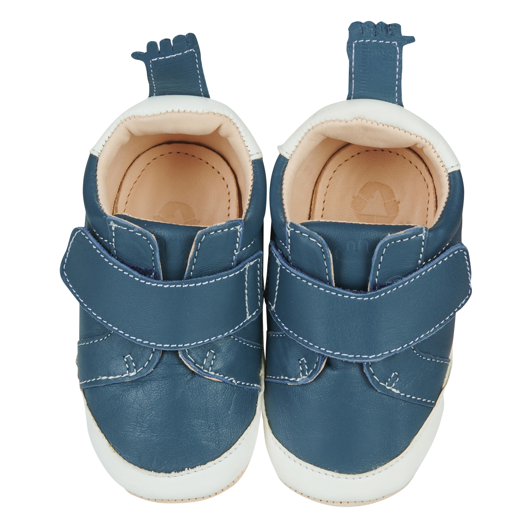 Chaussons en cuir EASY PEASY Bleu
