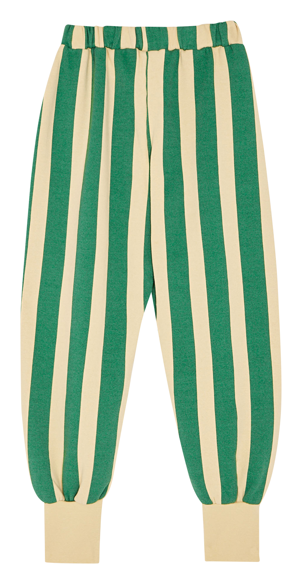 Pantalon droit à rayures en coton  THE CAMPAMENTO Vert