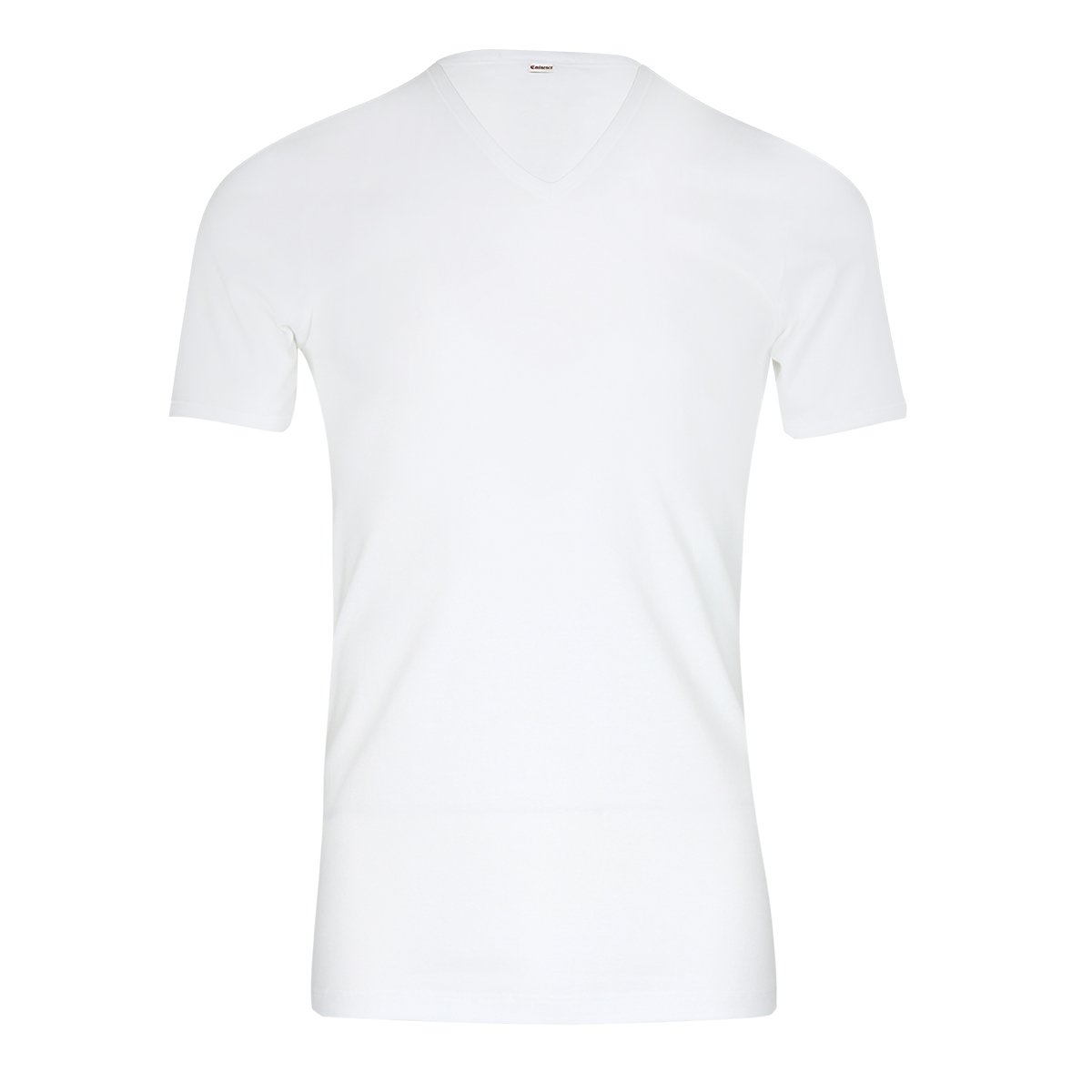 Premium pure cotton V-neck T-shirt EMINENCE White
