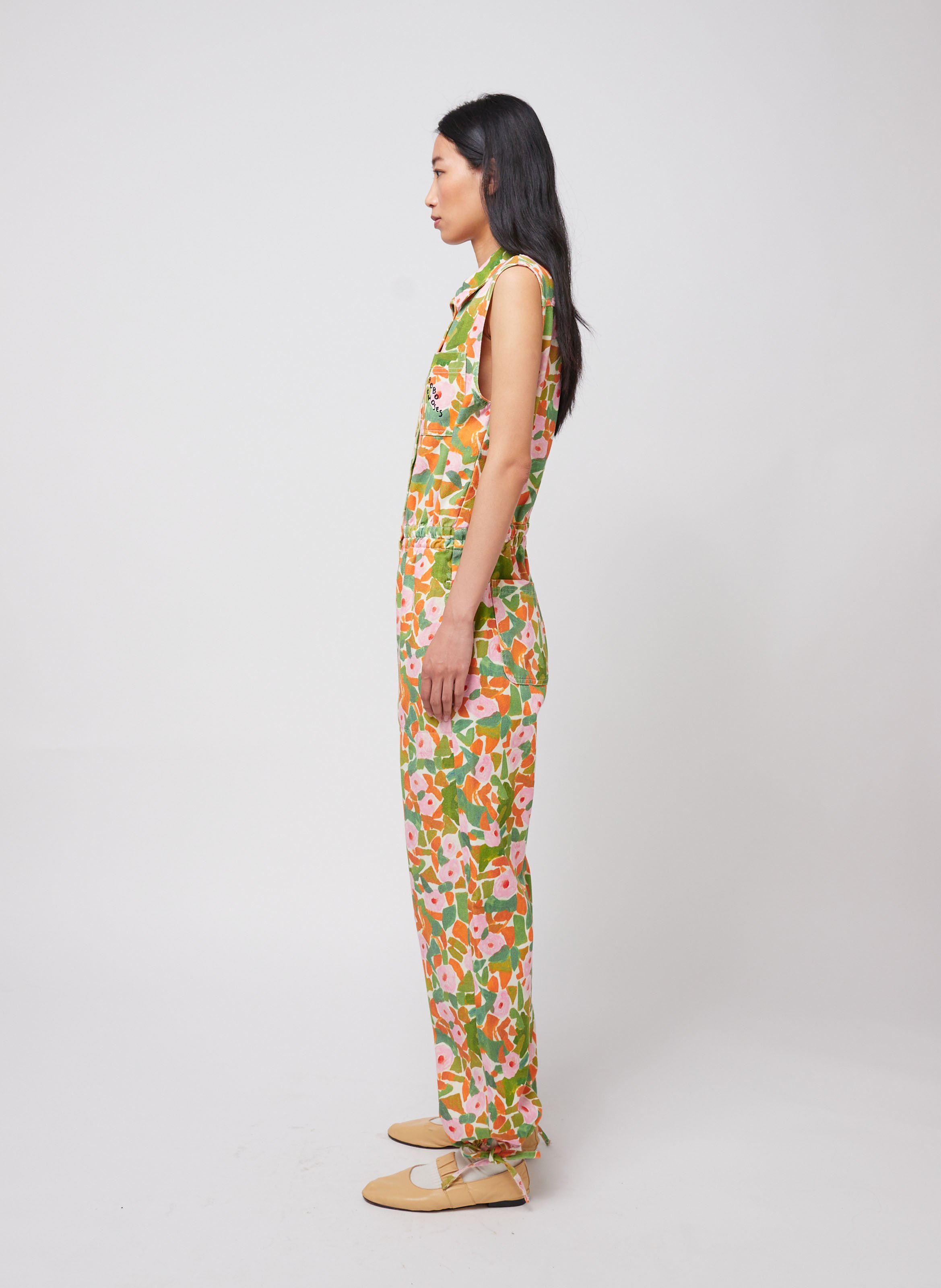 Mouwloos bloemenpatroon jumpsuit BOBO CHOSES Veelkleurig