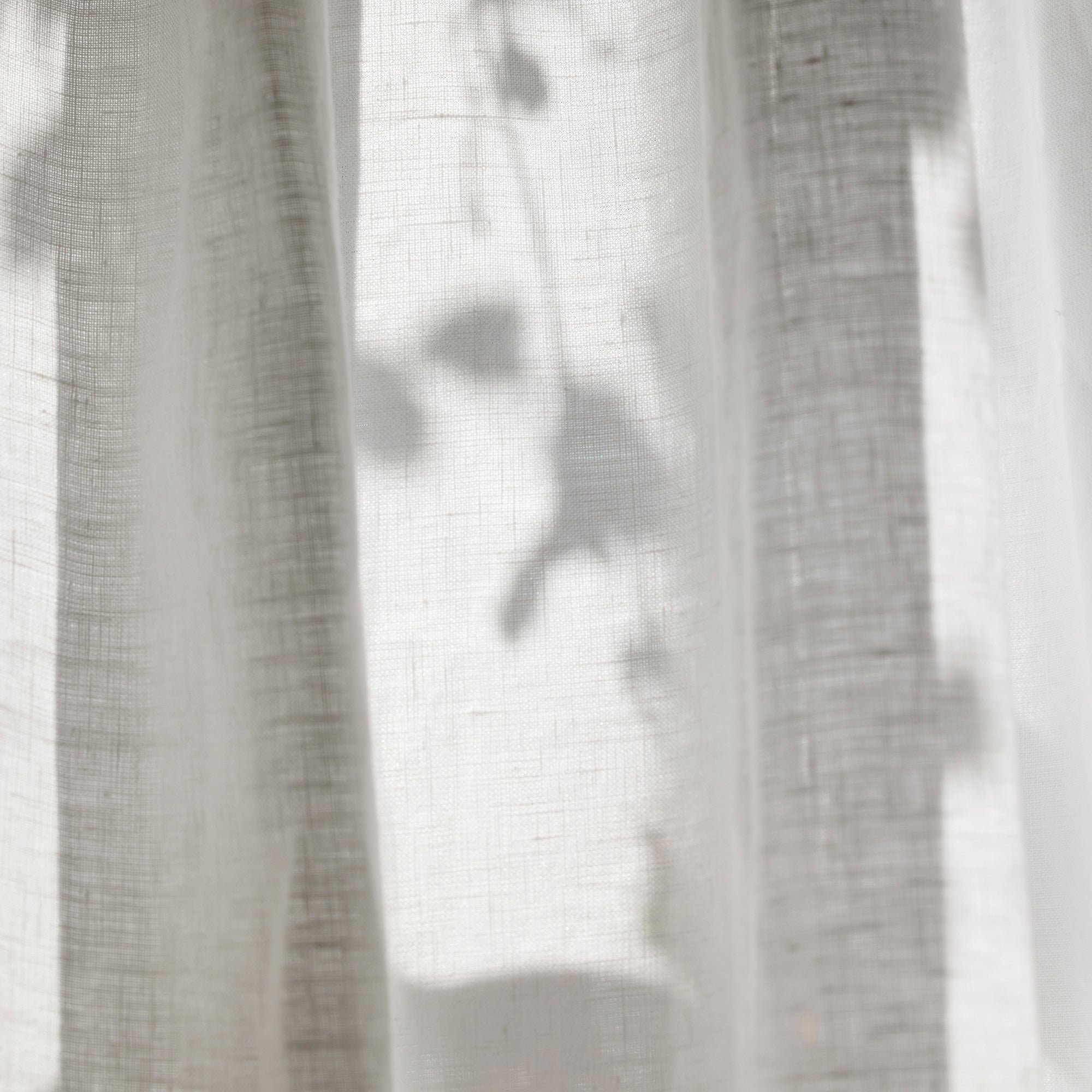 Curtain with gathering tape MADURA White