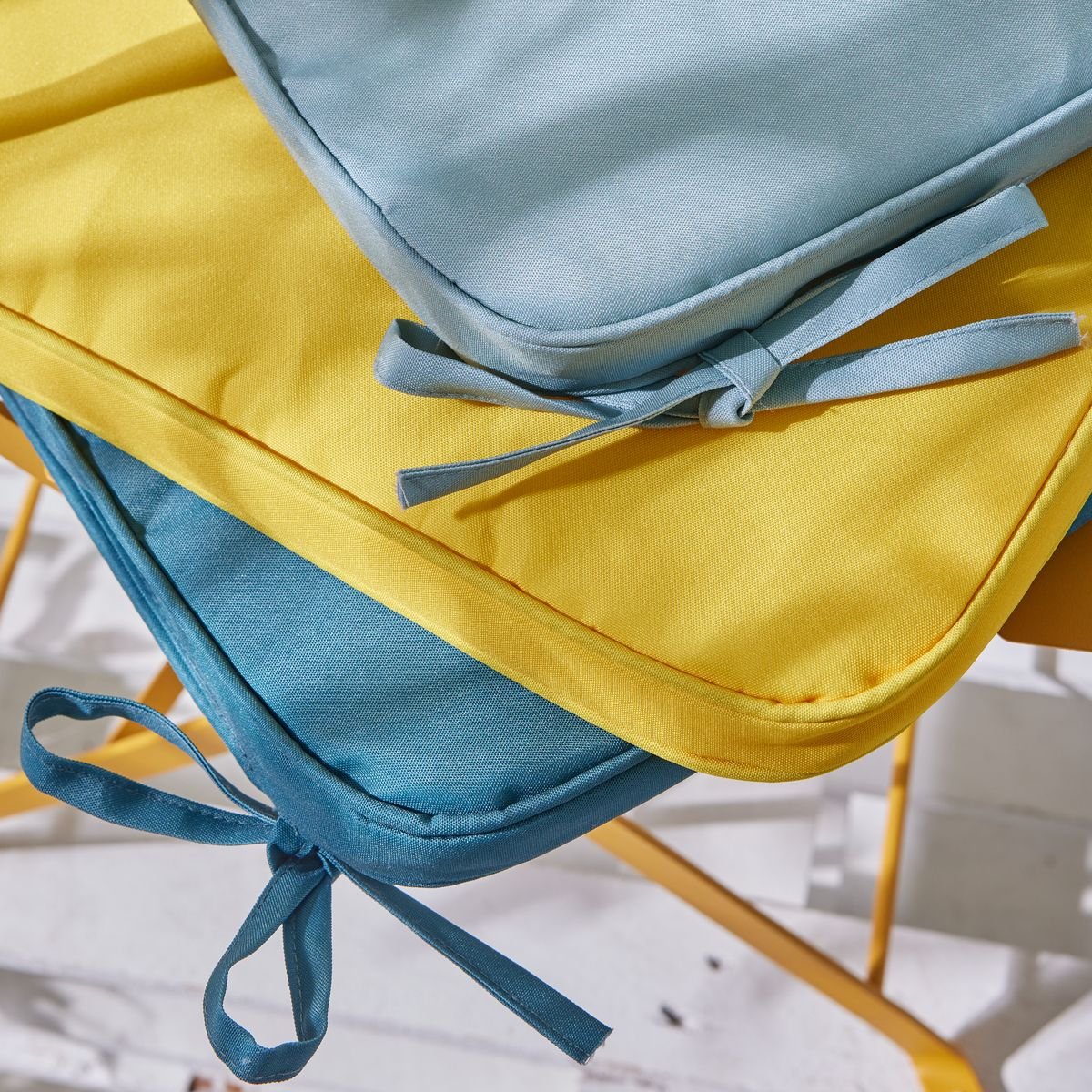 Water-repellent chair cushion TODAY LINGE DE MAISON Blue