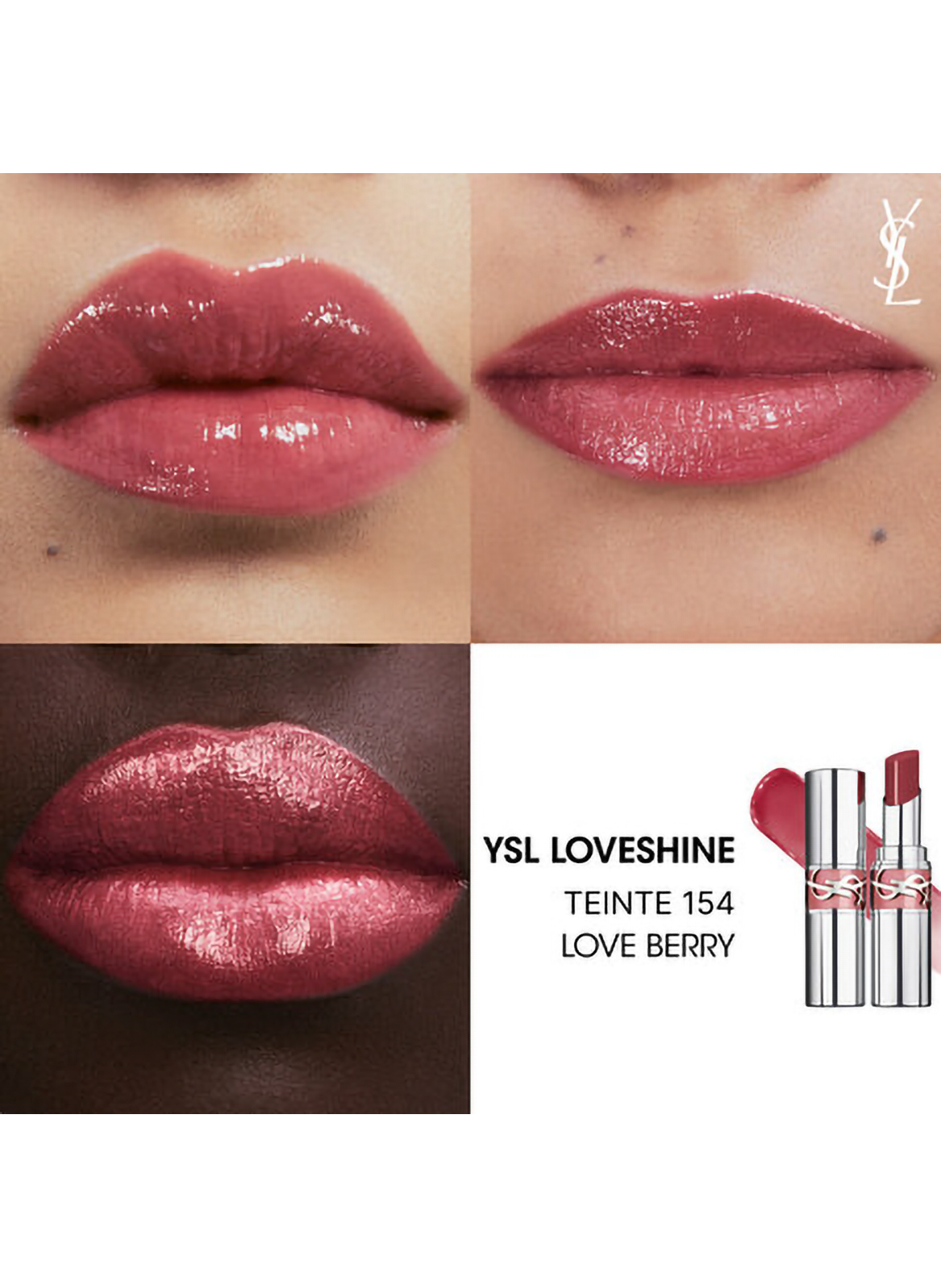 LOVESHINE YVES SAINT LAURENT 154 love berry