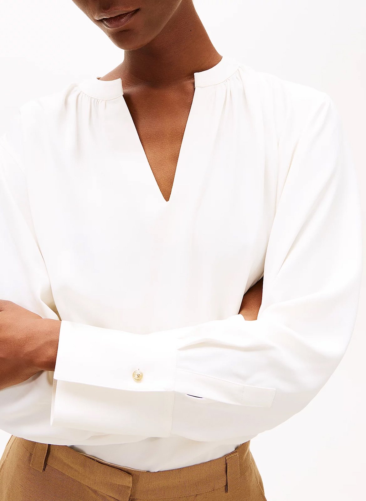 Blouse droite TOMMY HILFIGER Jaune