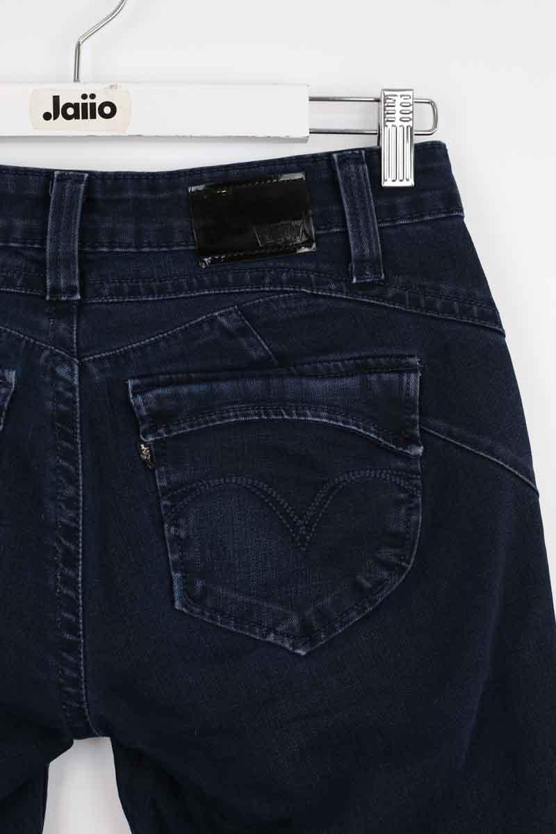 Cotton straight jeans LEVI'S - Seconde main Blue