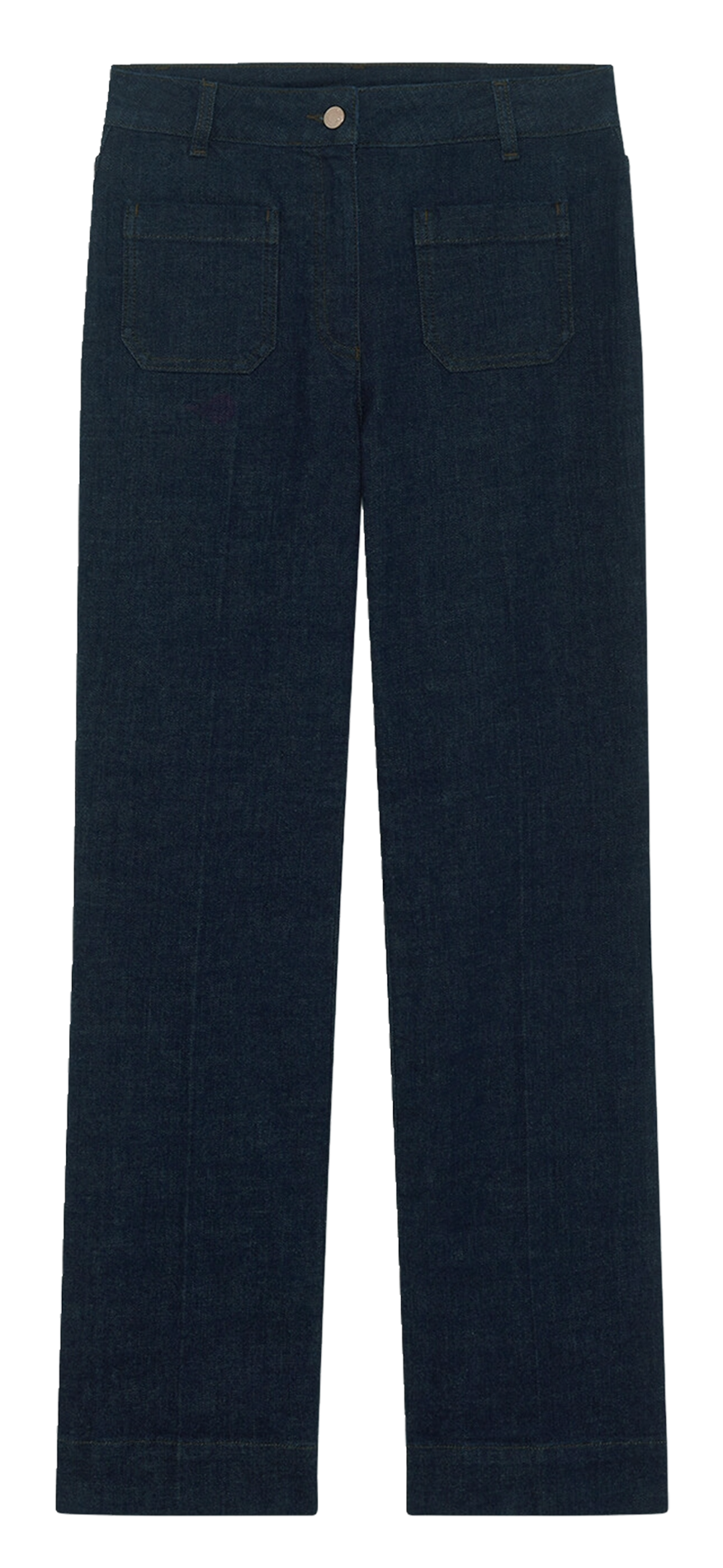 Jean droit en coton mélangé CAROLL Bleu