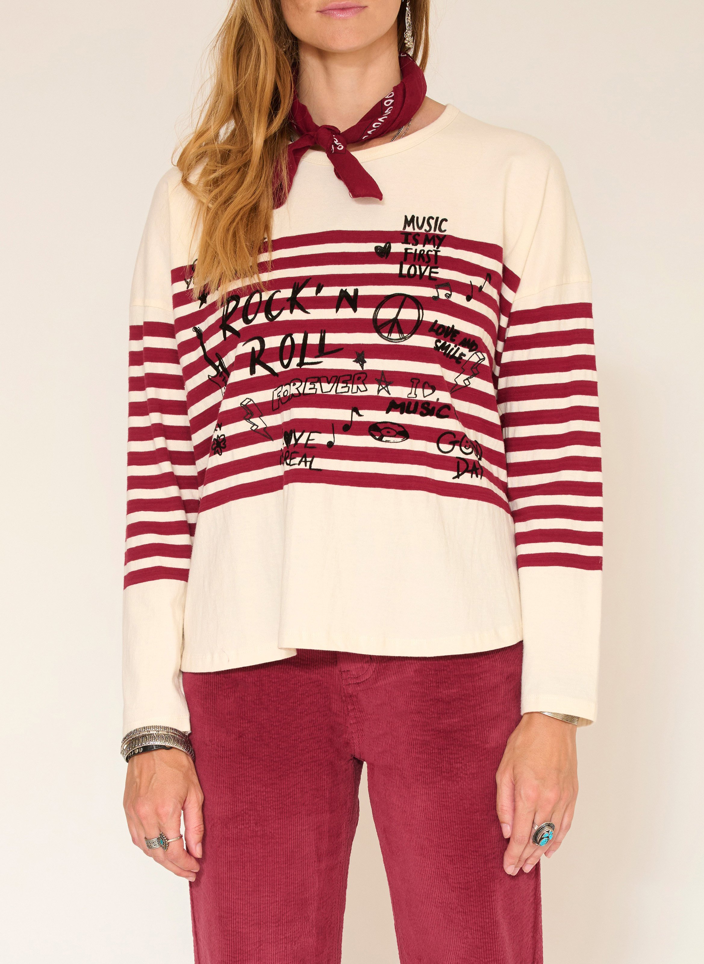 Tee-shirt oversize en coton MKT Beige