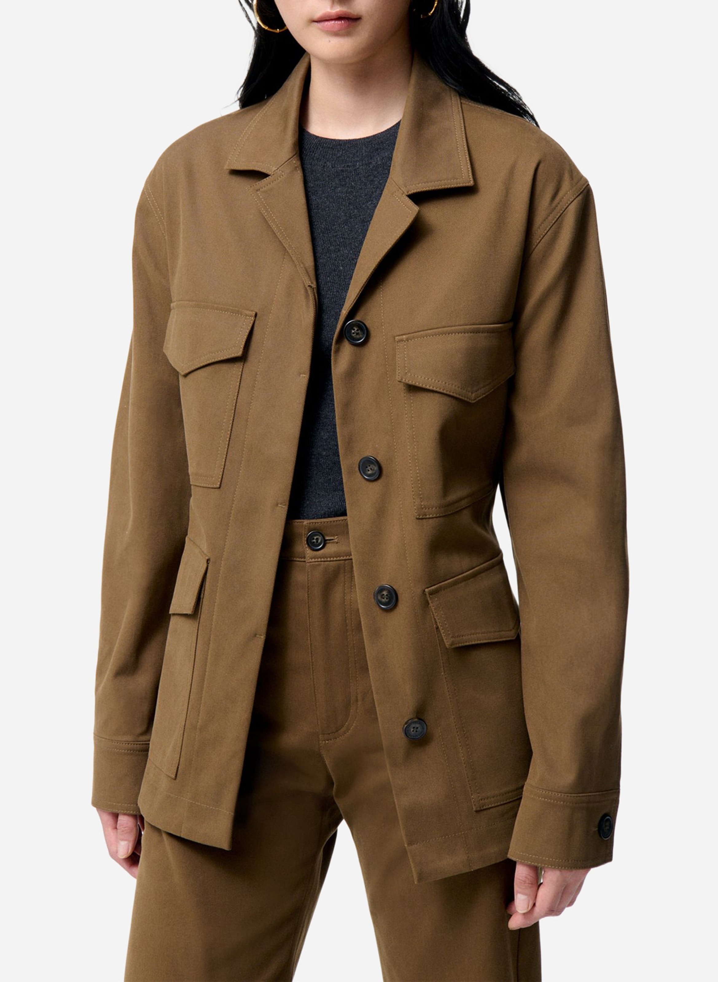 Veste oversize col tailleur en coton VANESSA BRUNO