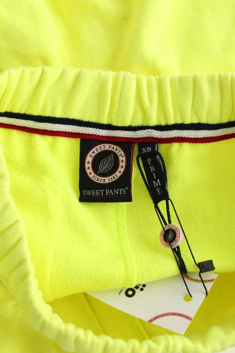 Cotton sports shorts SWEET PANTS - Seconde Main Yellow