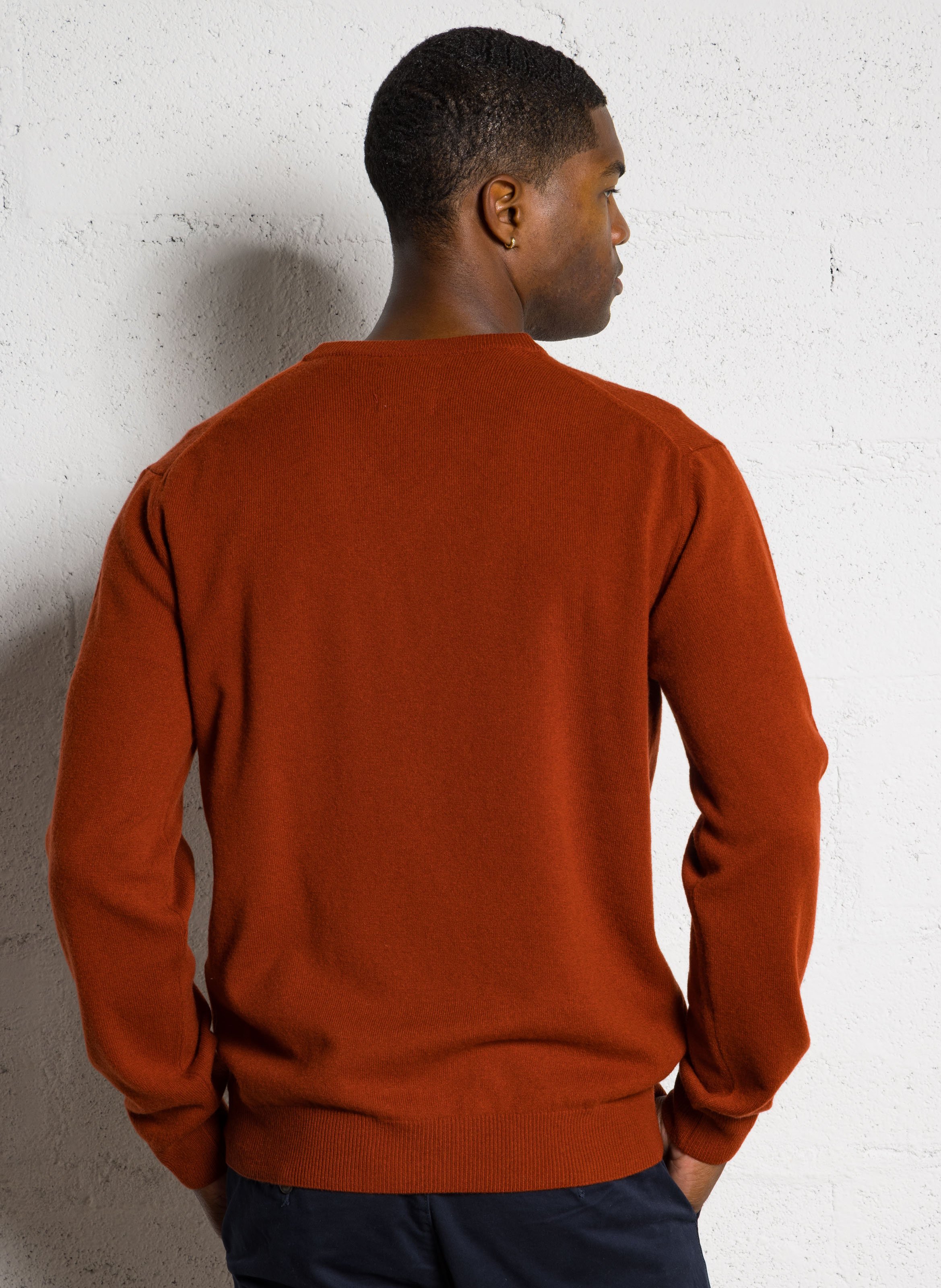 Wool V-neck sweater GANT Red