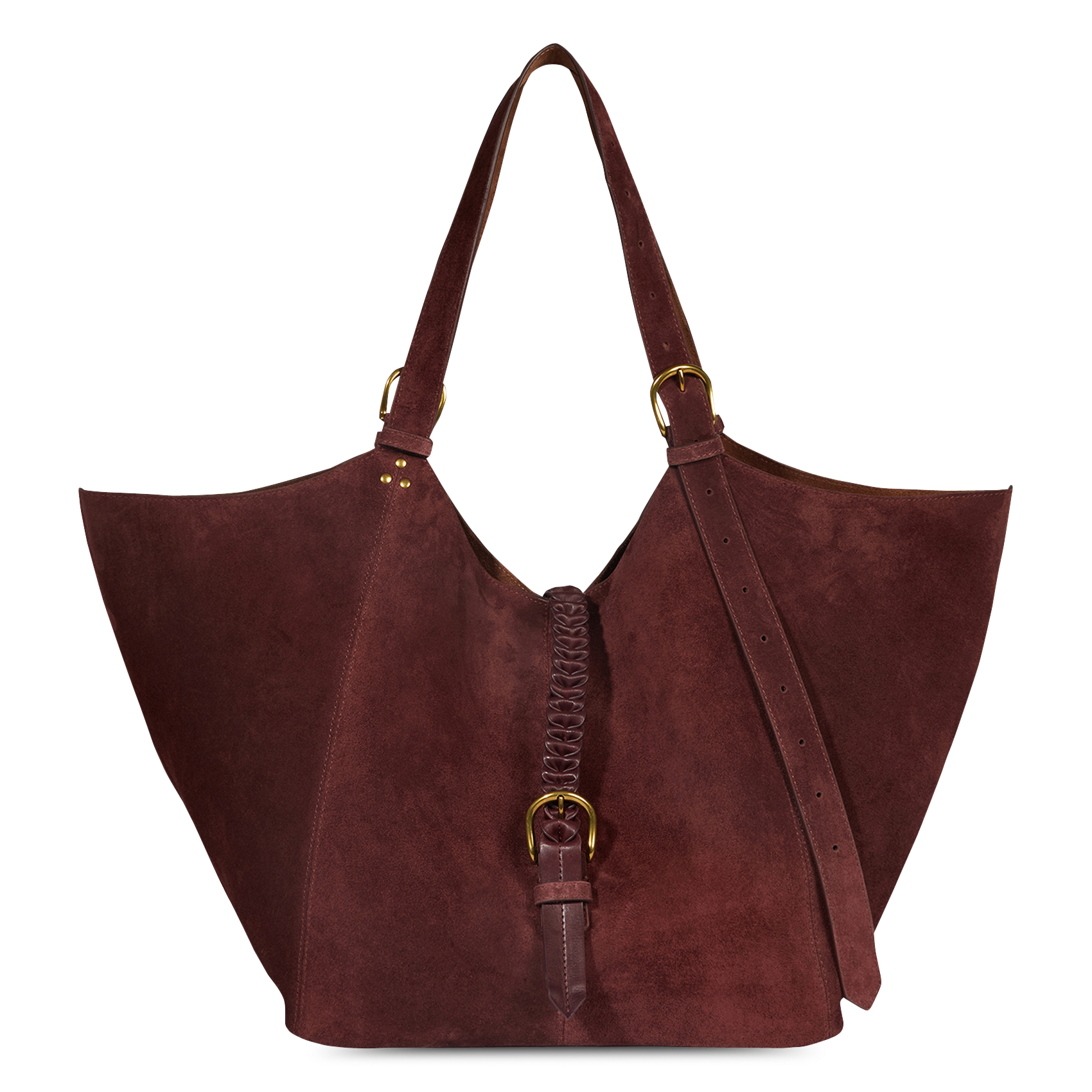 Suede tote bag JEROME DREYFUSS