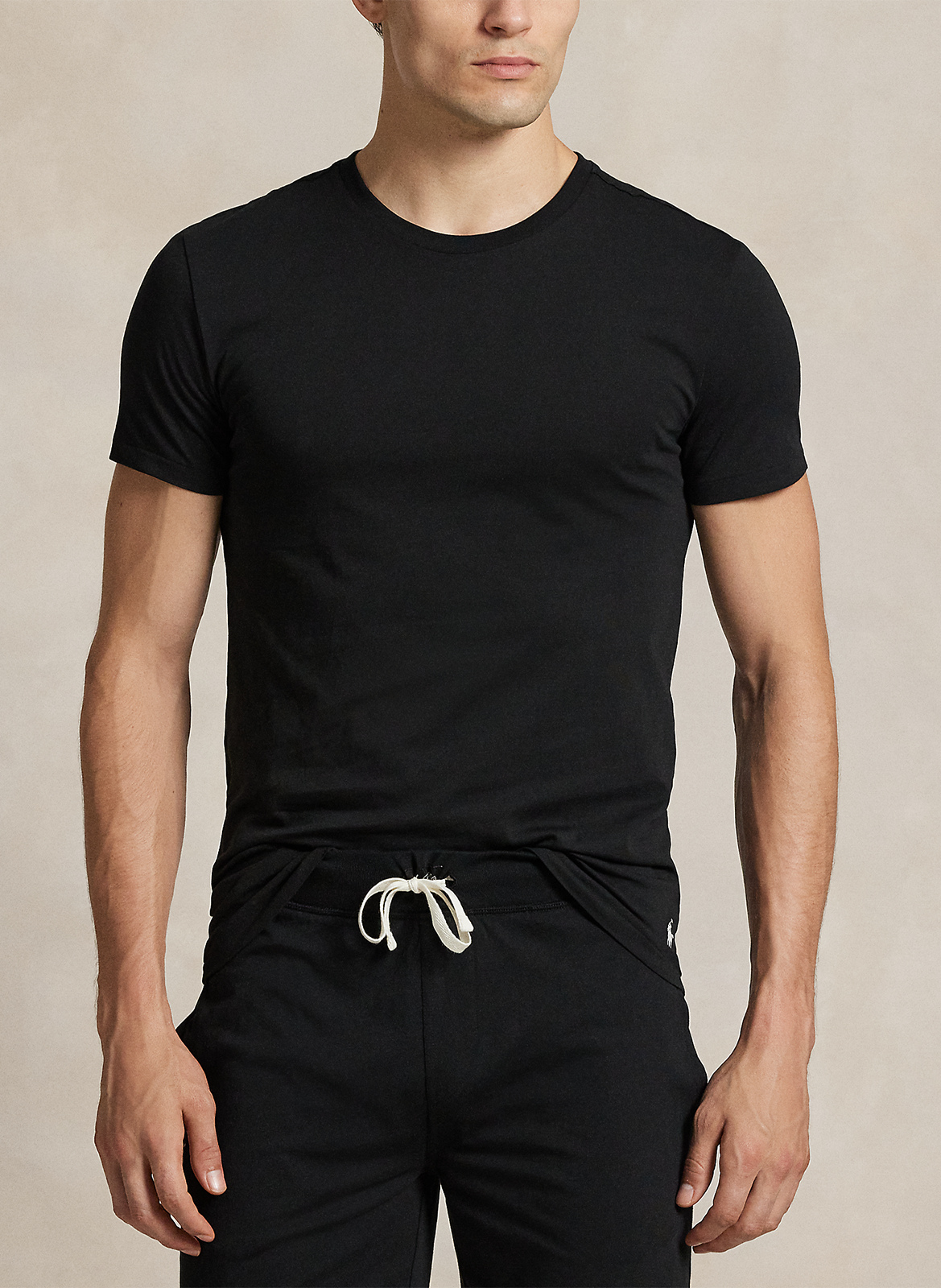 Tee-shirt col rond en coton POLO RALPH LAUREN Multicolore