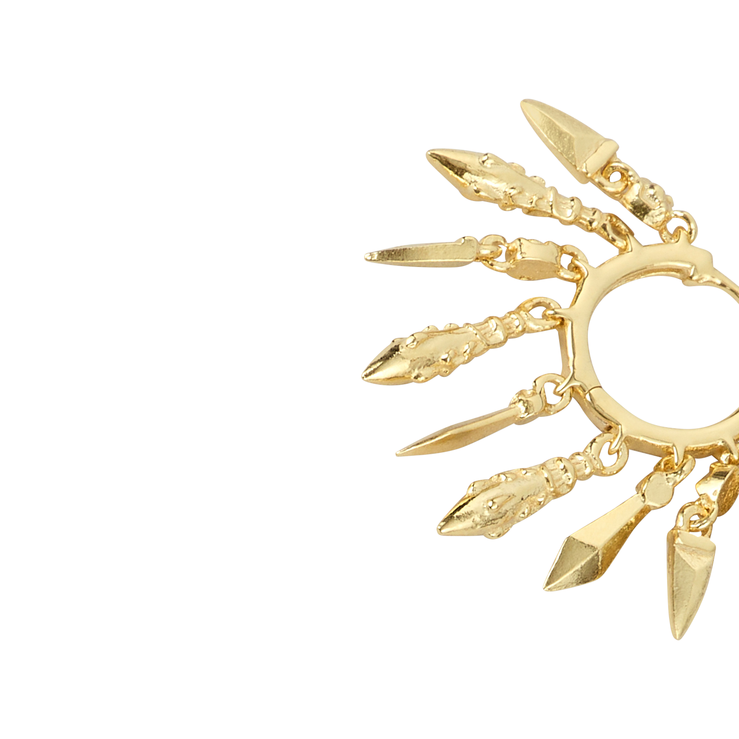 Oorbel BA&SH Goudkleurig