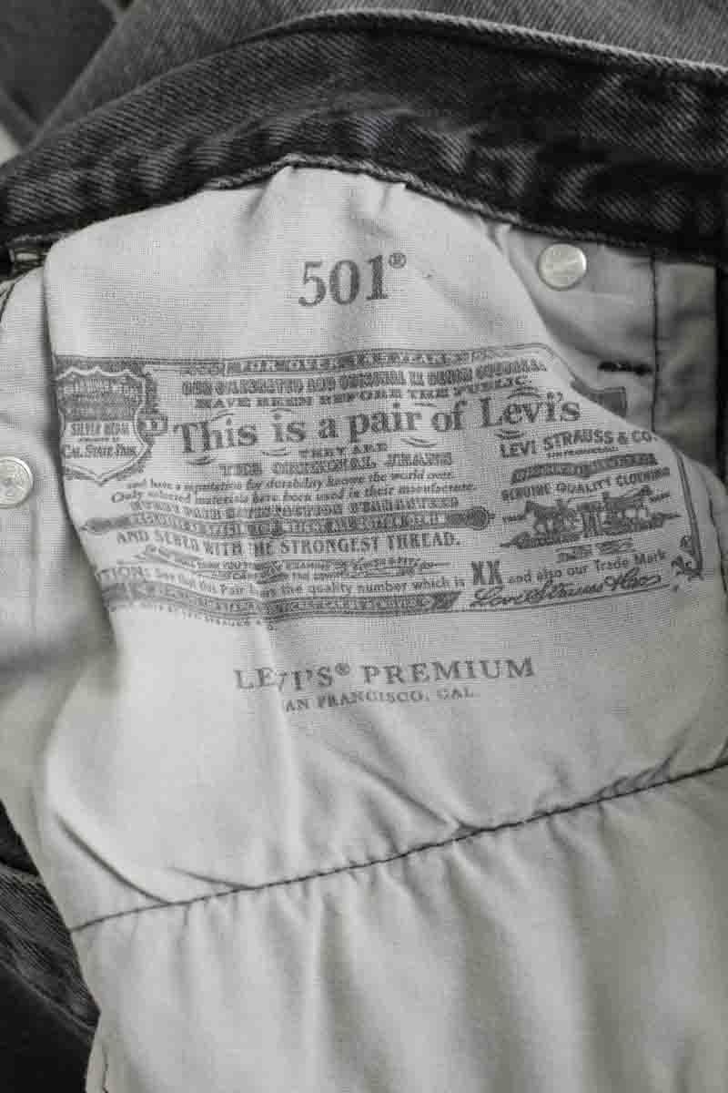 501 Boyfriend Jeans LEVI'S - Seconde main Grey