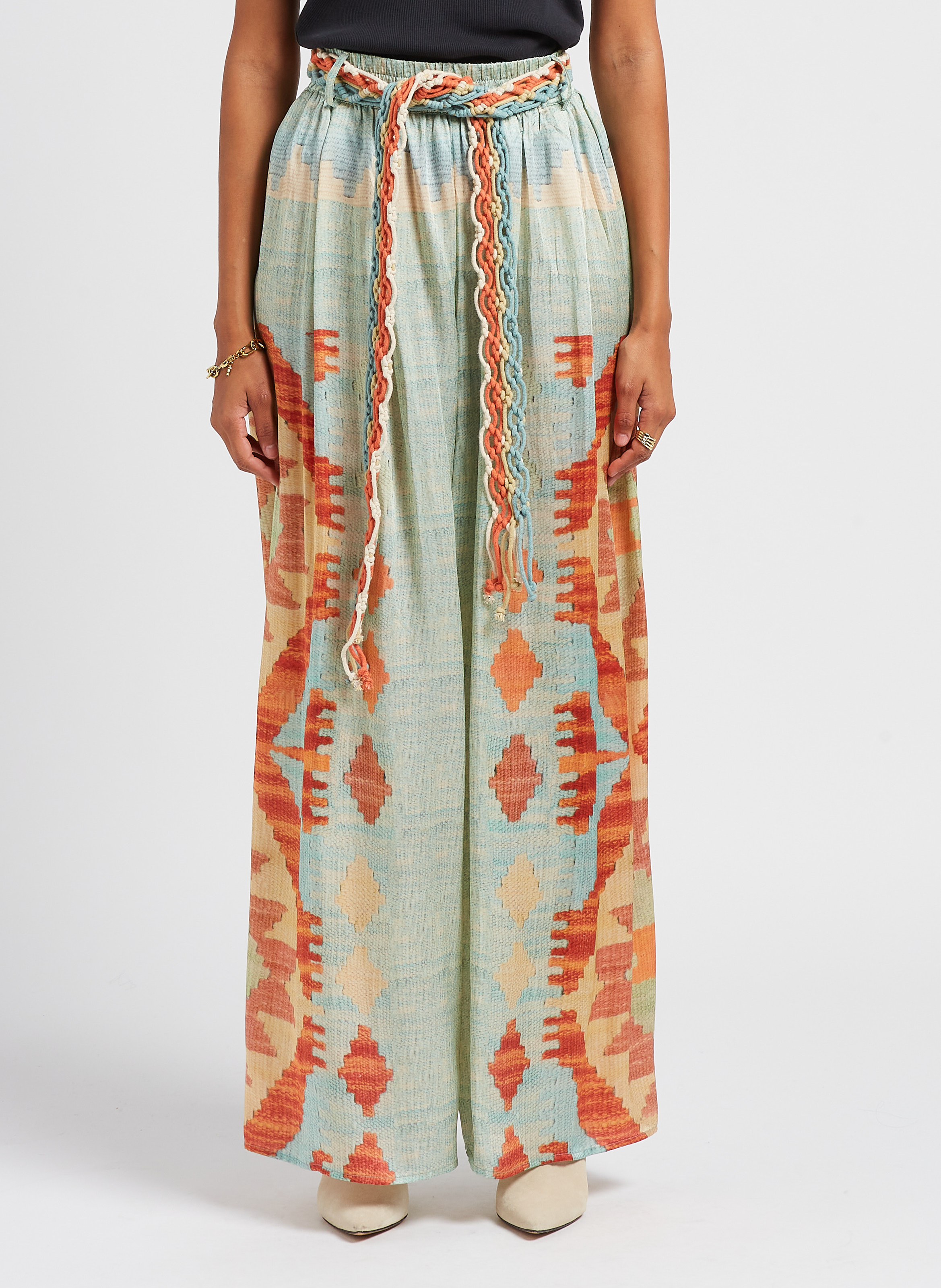 Pantalon large fluide  MES DEMOISELLES Bleu