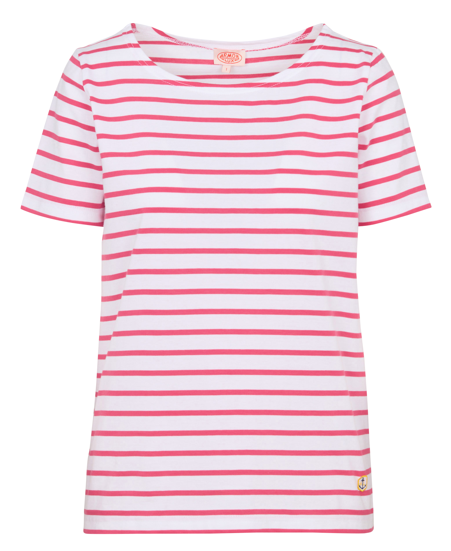 Striped lightweight cotton boat-neck T-shirt ARMOR LUX