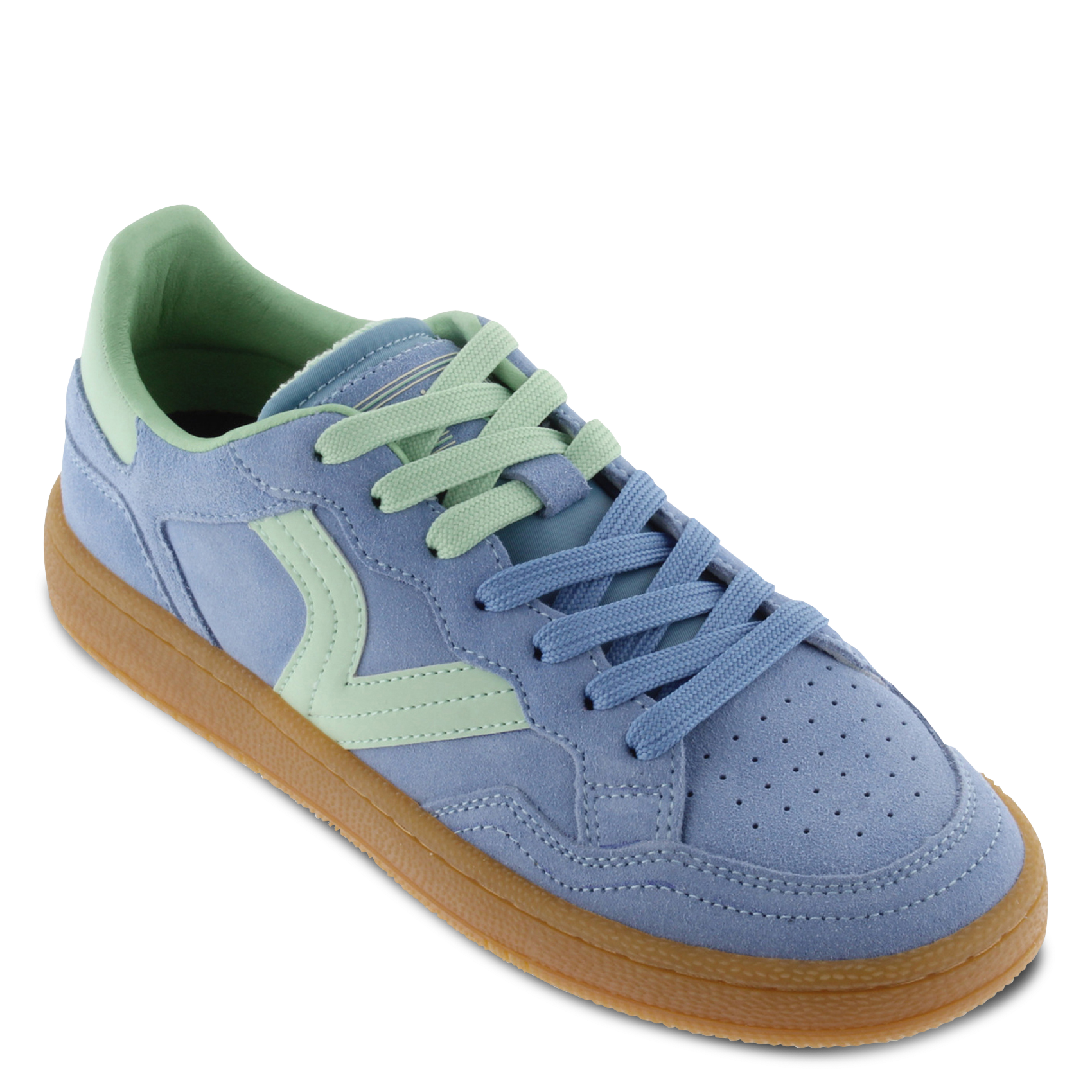 Bakets basses en cuir VICTORIA Bleu