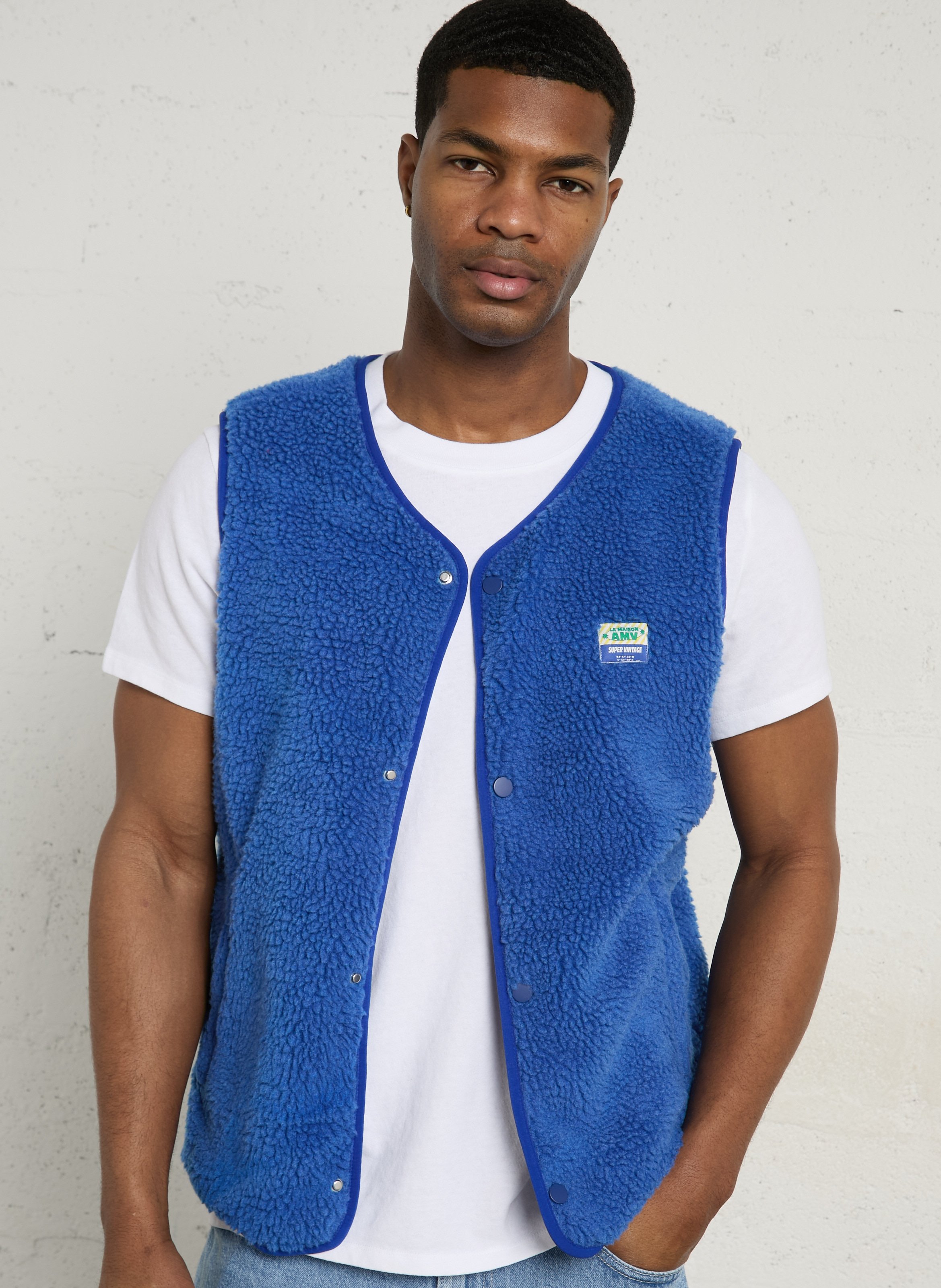 Round-neck sherpa jacket AMERICAN VINTAGE