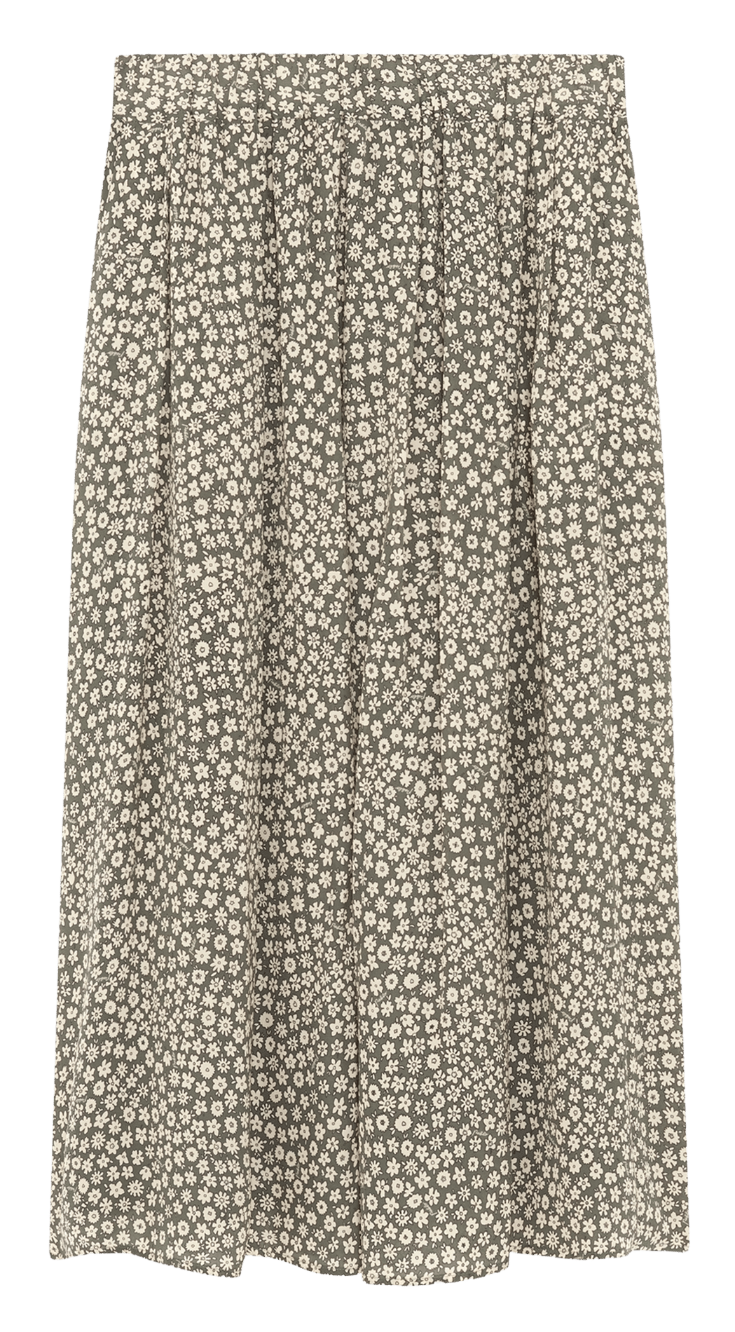 Long printed skirt PABLO Khaki
