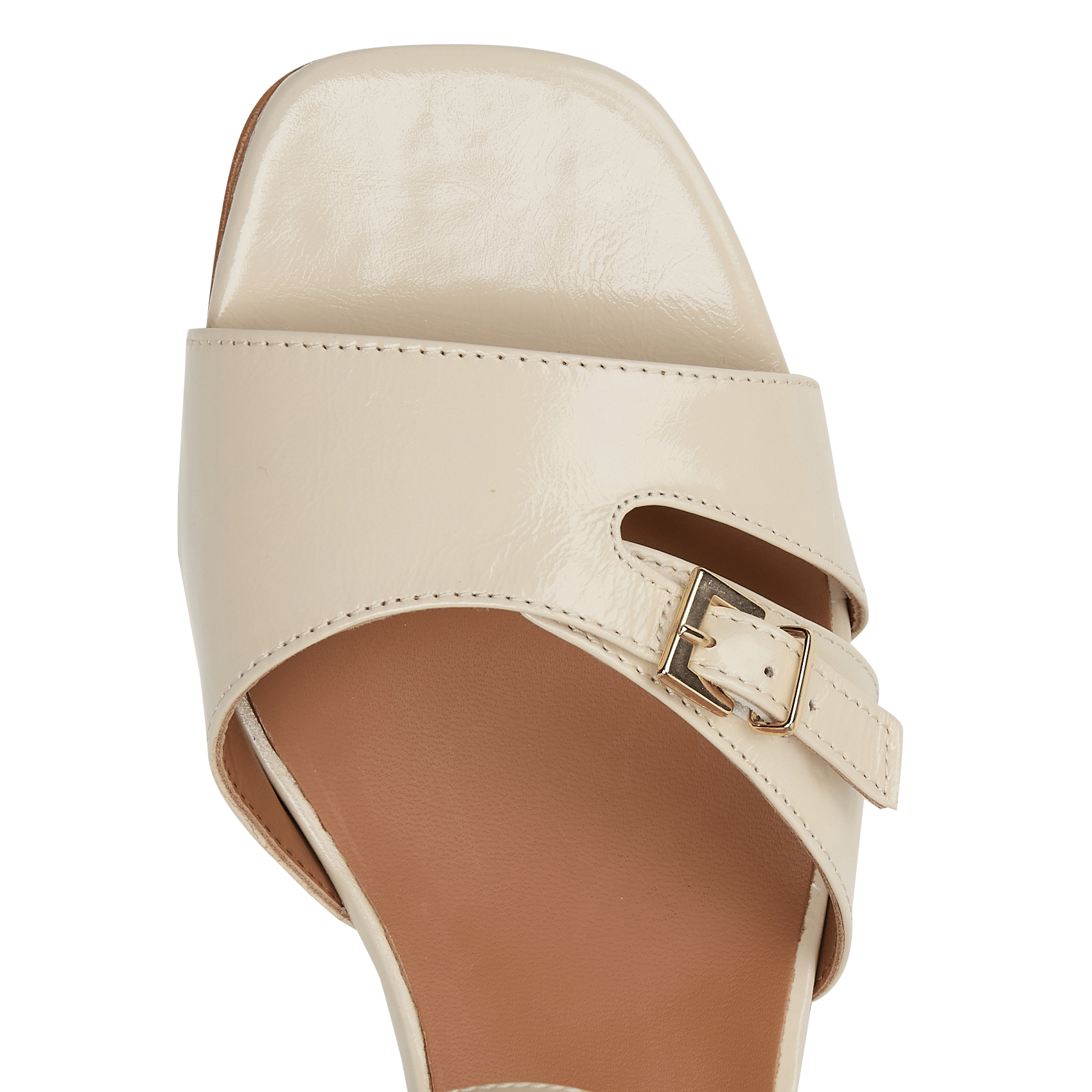 Sandales hautes en cuir MELLOW YELLOW Blanc