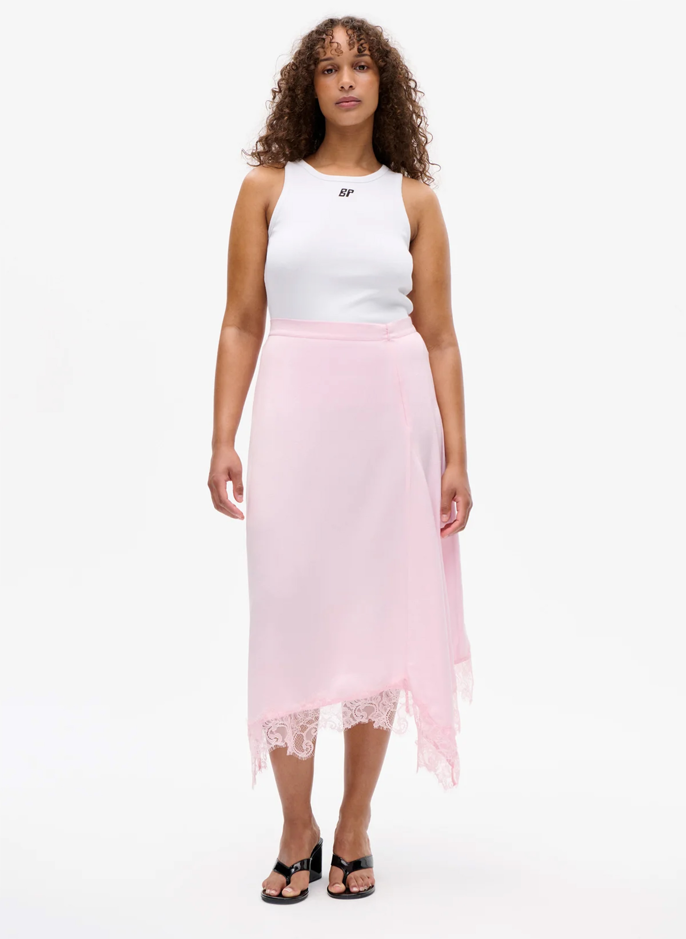 A-line midi skirt BAUM UND PFERDGARTEN Pink