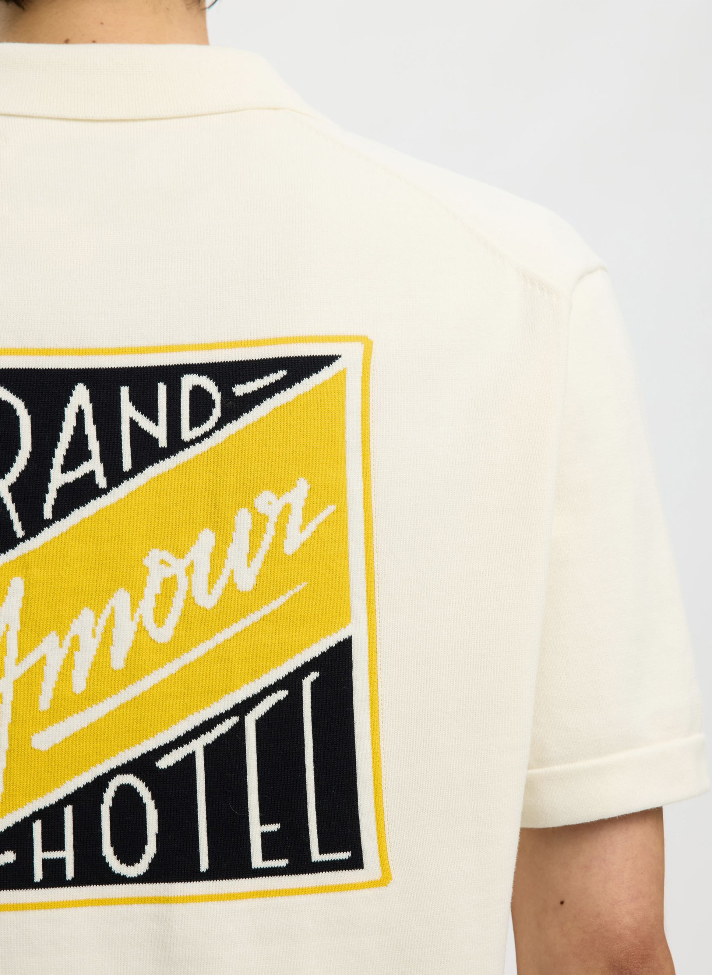 Chemise en coton bio SELECTED Beige